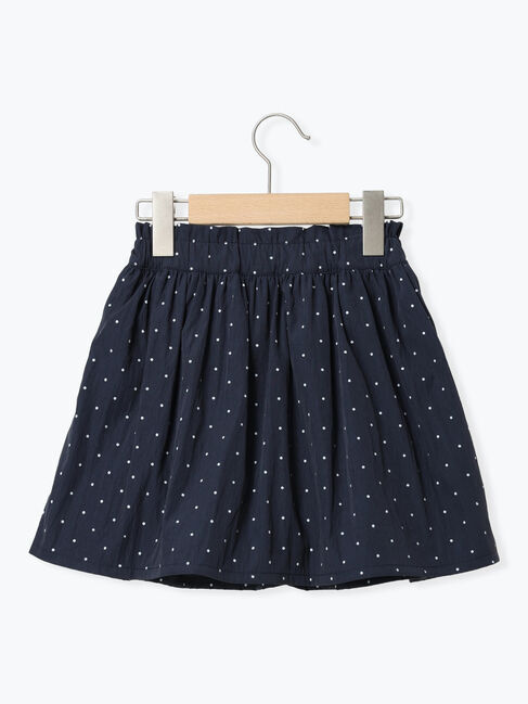 Samansa Mos2 Lagom「ドット柄スカパン」|スカート|