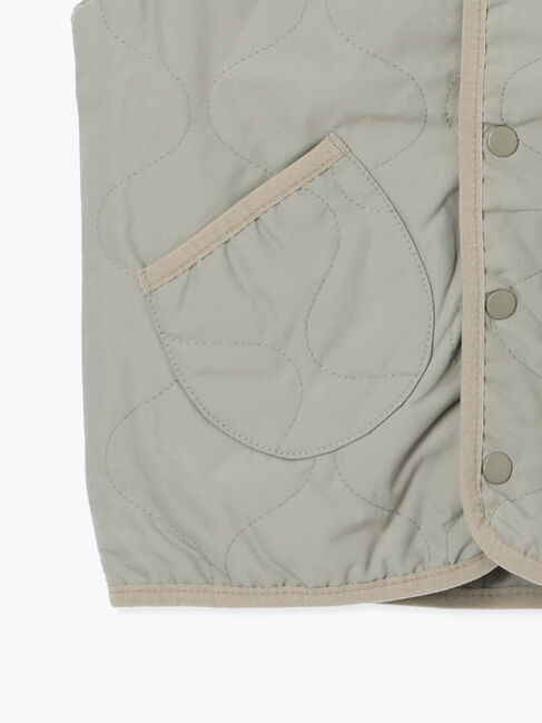 Samansa Mos2 Lagom「キルティングベスト」|ダウンベスト・ベスト|