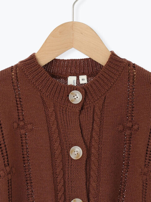 Samansa Mos2 Lagom「【マシンウォッシャブル】ニットカーディガン」|カーディガン|