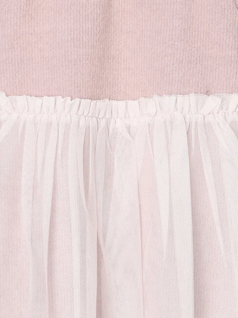 Samansa Mos2 Lagom「チュールドッキングニットソーワンピース」|ワンピース|