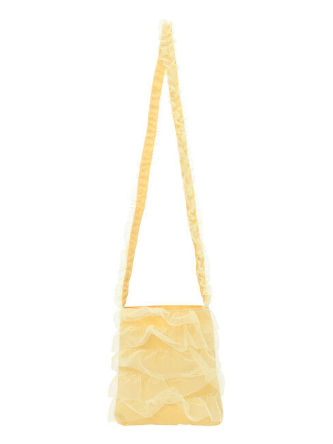 Samansa Mos2 Lagom「チュールフリルポシェット」|その他|イエロー