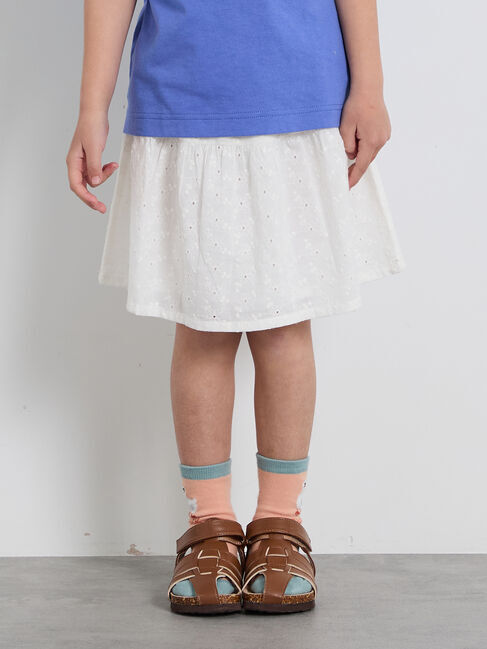 Samansa Mos2 Lagom「レース切替えティアードスカート」|スカート|