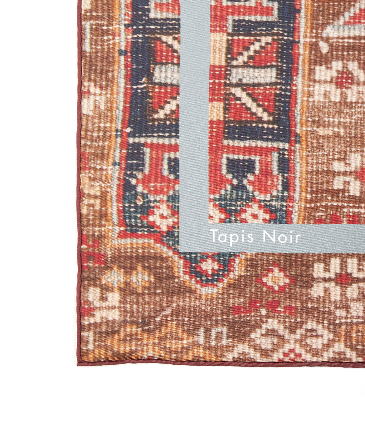 INED「《SUPERIOR CLOSET》Classical Carpet Scarf《Tapis Noir》」|バンダナ・スカーフ|