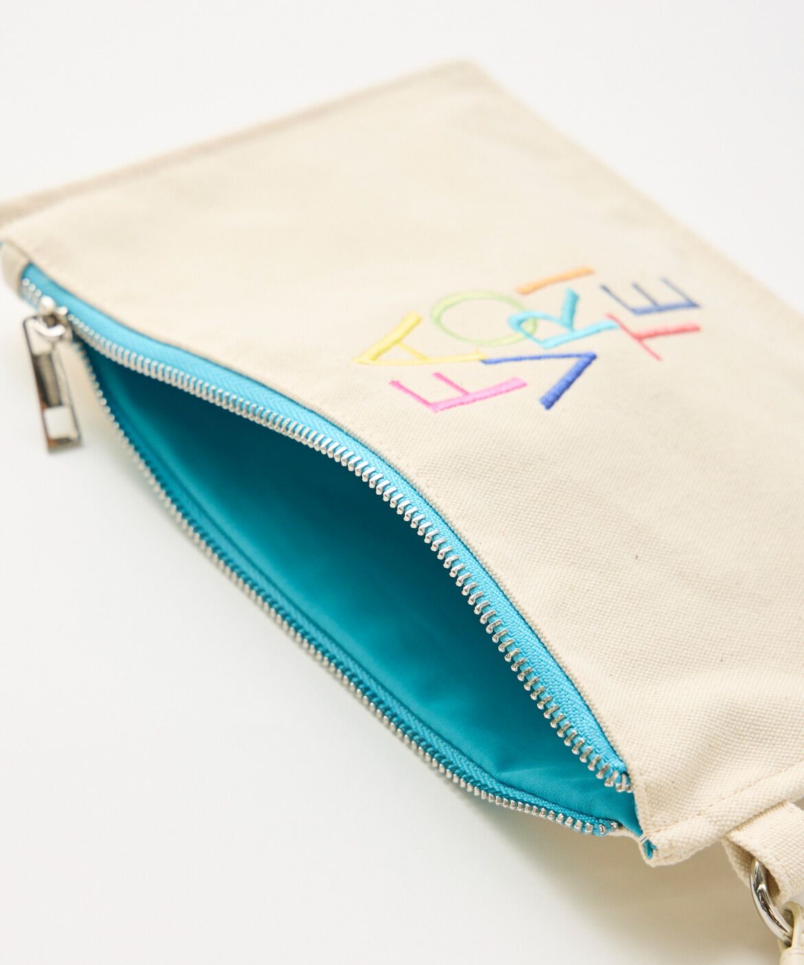 FAVORITE SUKINAMONO「《RAINBOW COLLECTION》刺繍ロゴキャンバスポーチ」|ポーチ|