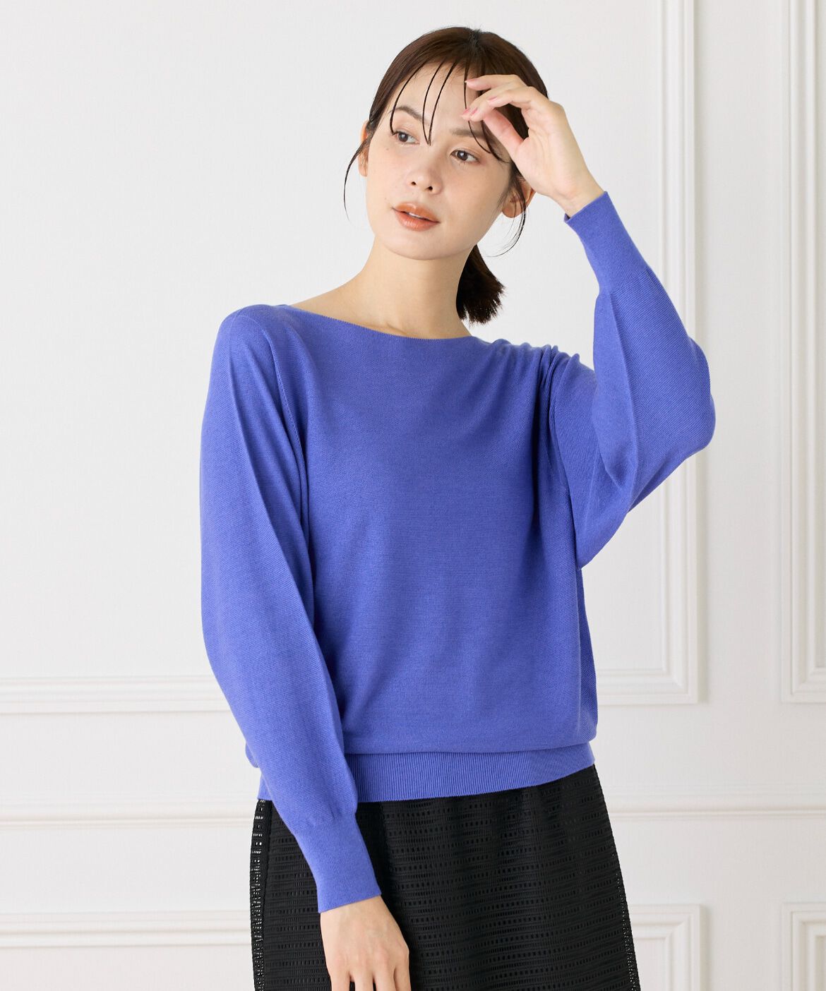 DAY by DAY it&rsquo;s international「ドルマンスリーブニットプルオーバー《Cuoo》」|ニット・セーター|ブルー1