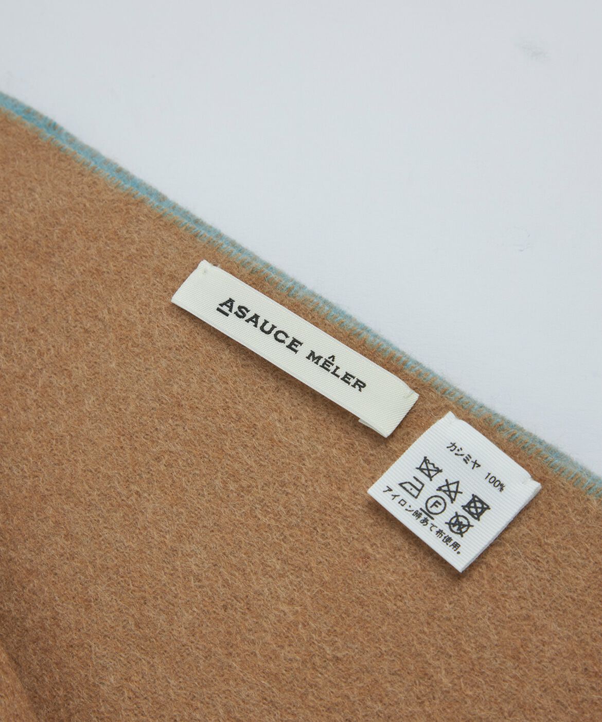 FAVORITE SUKINAMONO「スポンディッシュカシミヤリバーシブルストール《ASAUCE MELER》」|ストール|