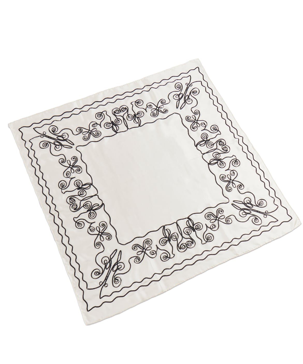 FAVORITE SUKINAMONO「テープエンブロイダリースカーフII《ASAUCE MELER》」|ストール|