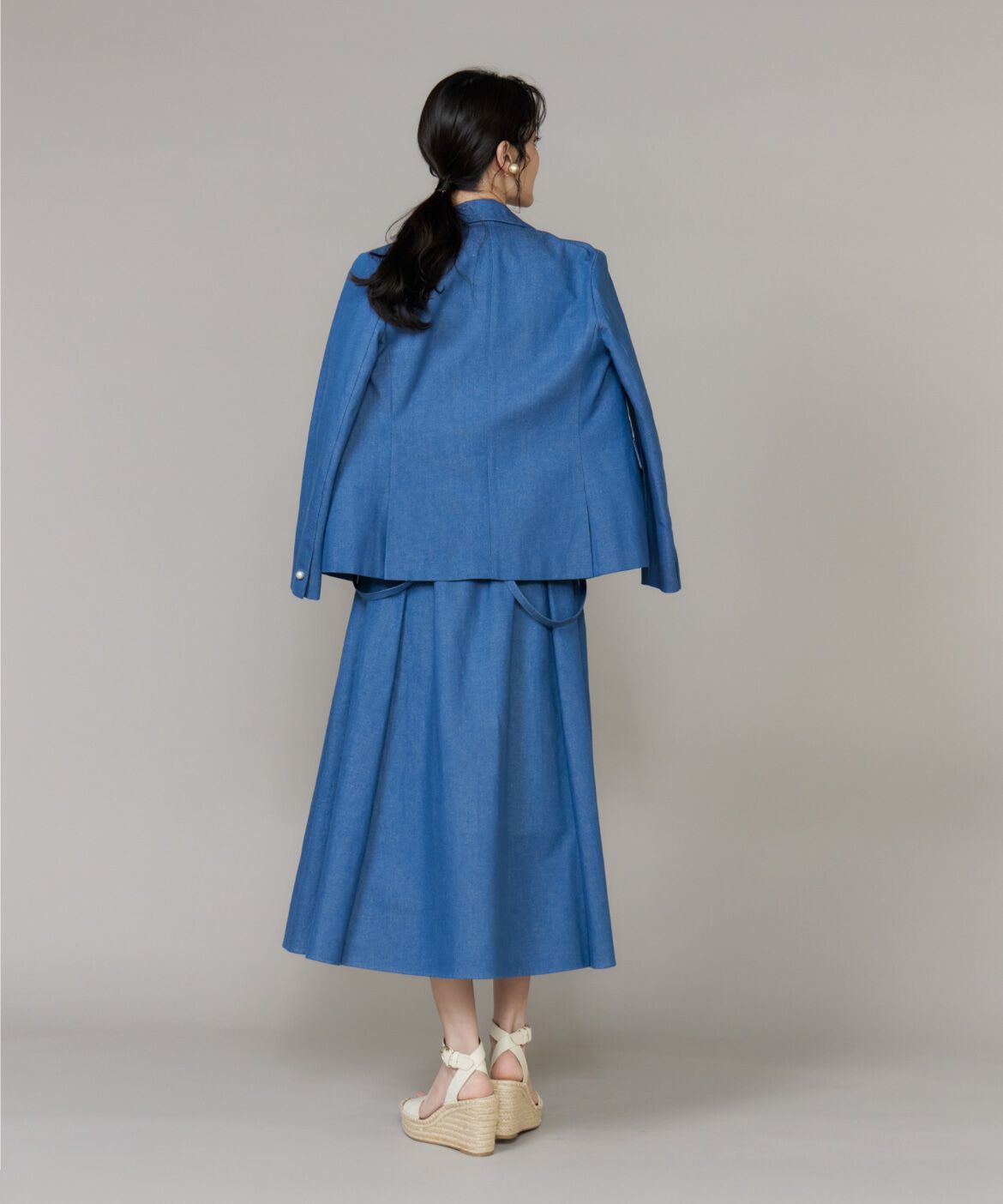 Maglie le cassetto「《大きいｻｲｽﾞ》《WEB･POPUP限定》刺繍ｺﾝﾊﾟｸﾄﾃﾞﾆﾑｼﾞｬｹ  」|デニムジャケット|