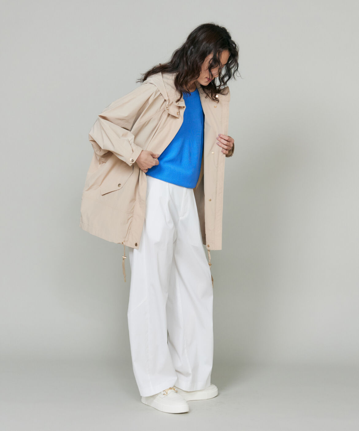 INED「モッズコート SUMMER ANORAK《WOOLRICH》」|ピーコート|