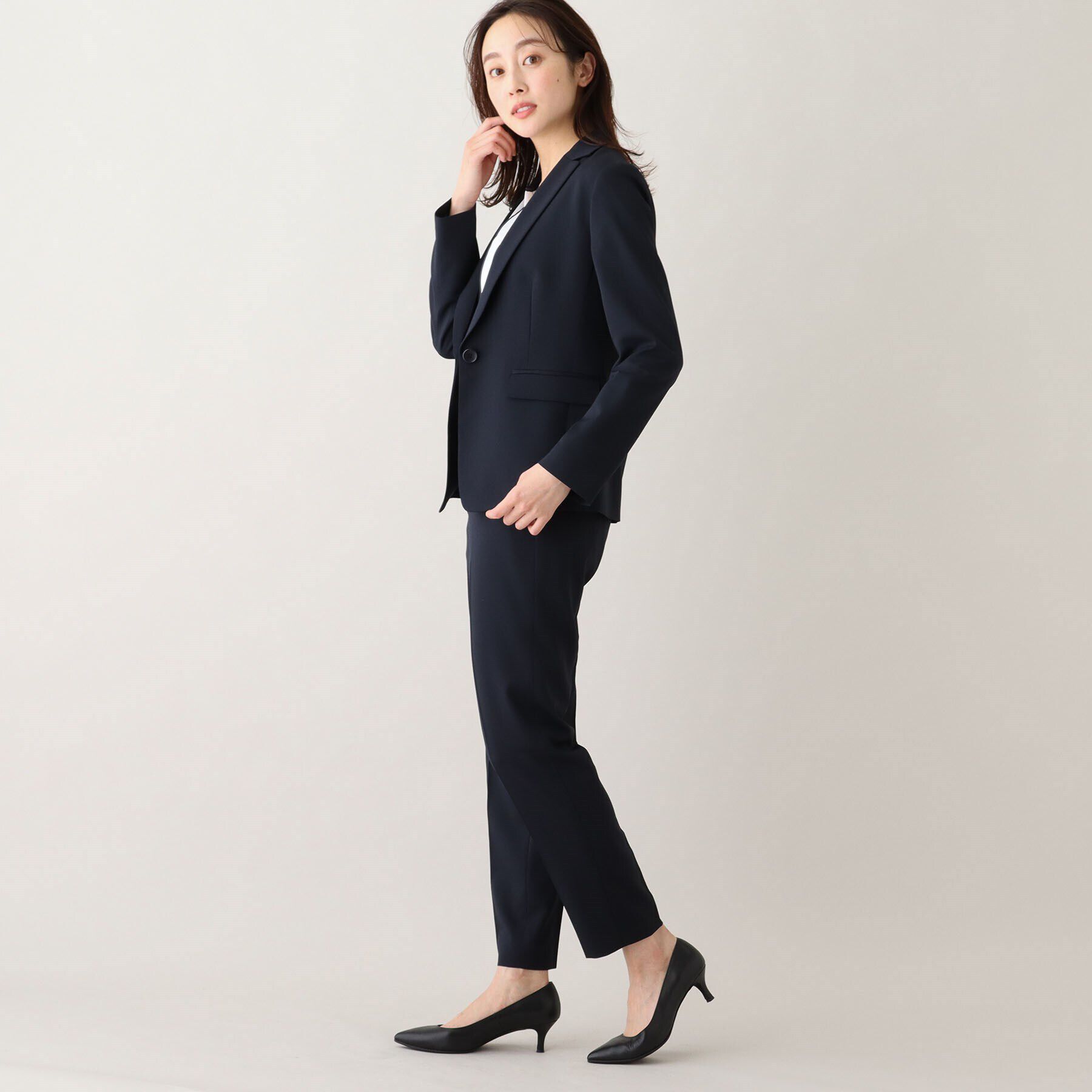 UNTITLED「【軽くて快適！】ウール混 ストレッチテーラードジャケット」|テーラードジャケット|