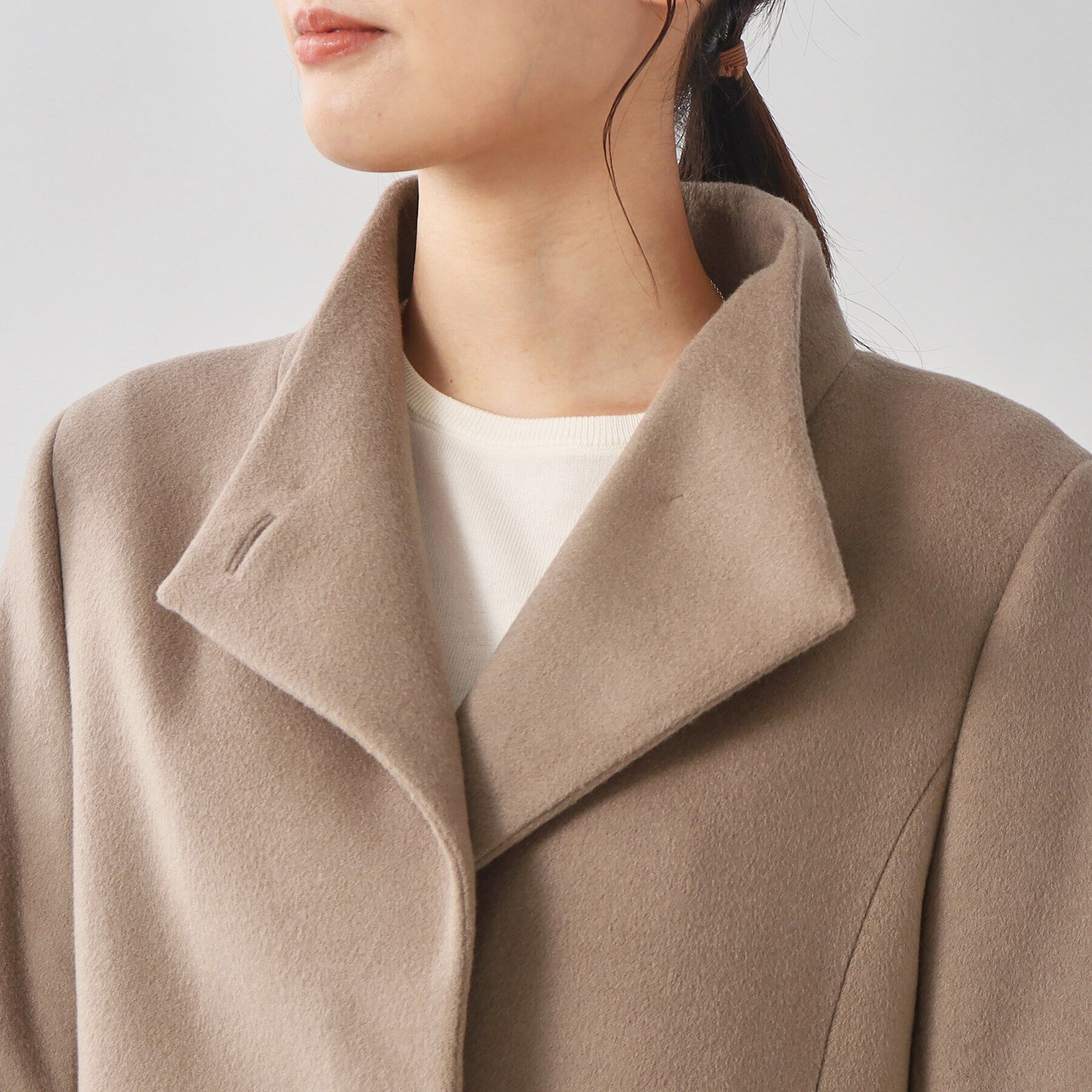 UNTITLED「【日本製／2WAY衿】スタンドカラー ロングコート」|その他|