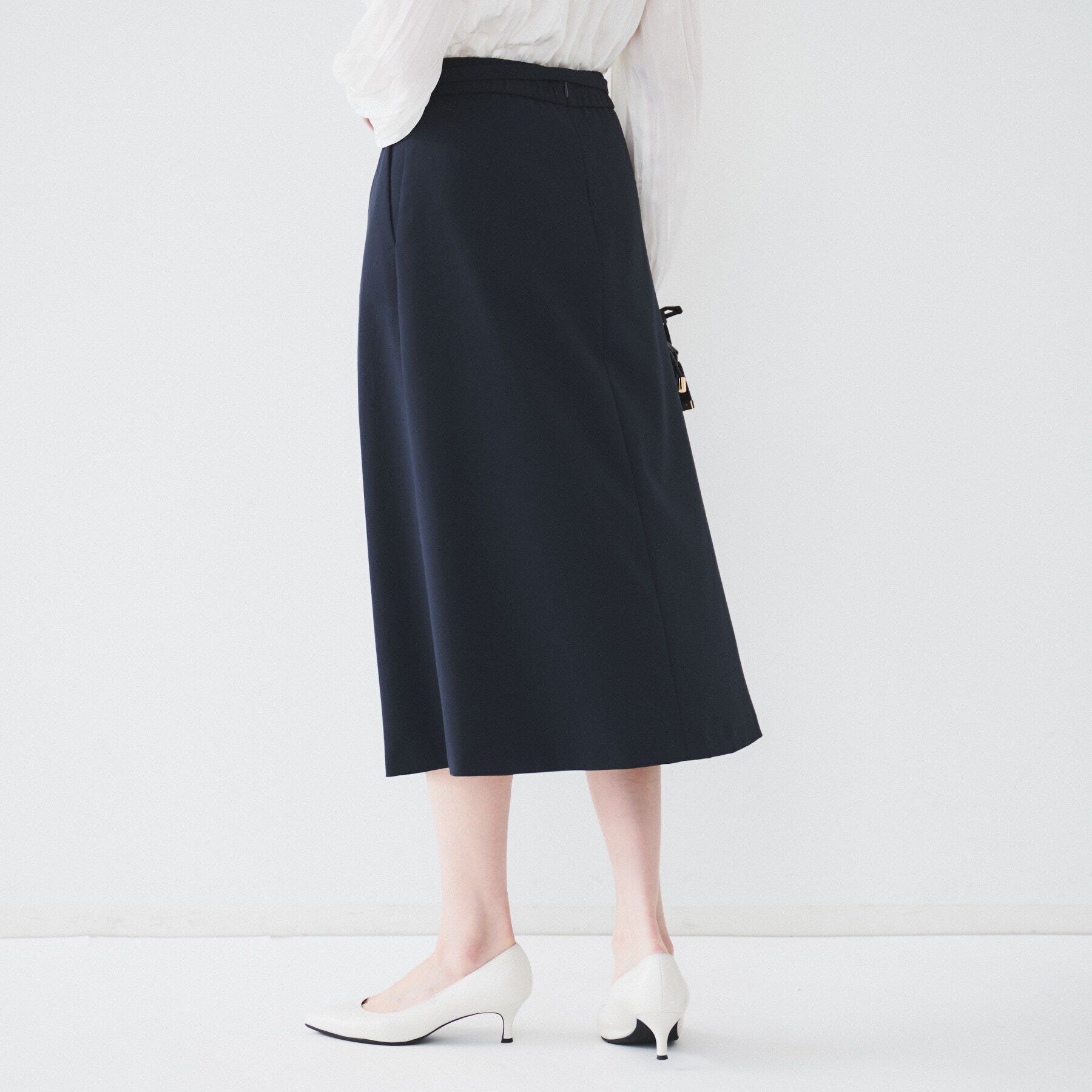 UNTITLED「【ミモレ丈/きれいめ】共ベルト付きマーメイドスカート」|スカート|