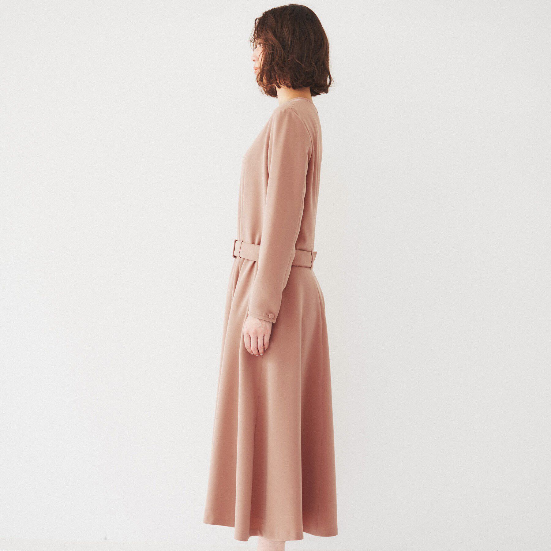 UNTITLED「ローウエストフレアワンピース」|ワンピース|