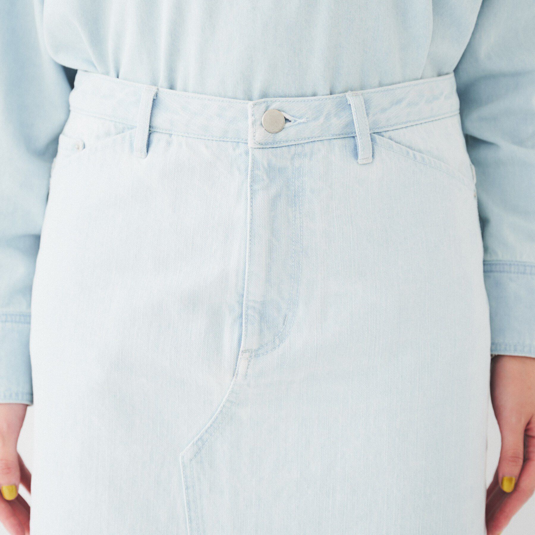 UNTITLED「セミタイトデニムスカート」|スカート|