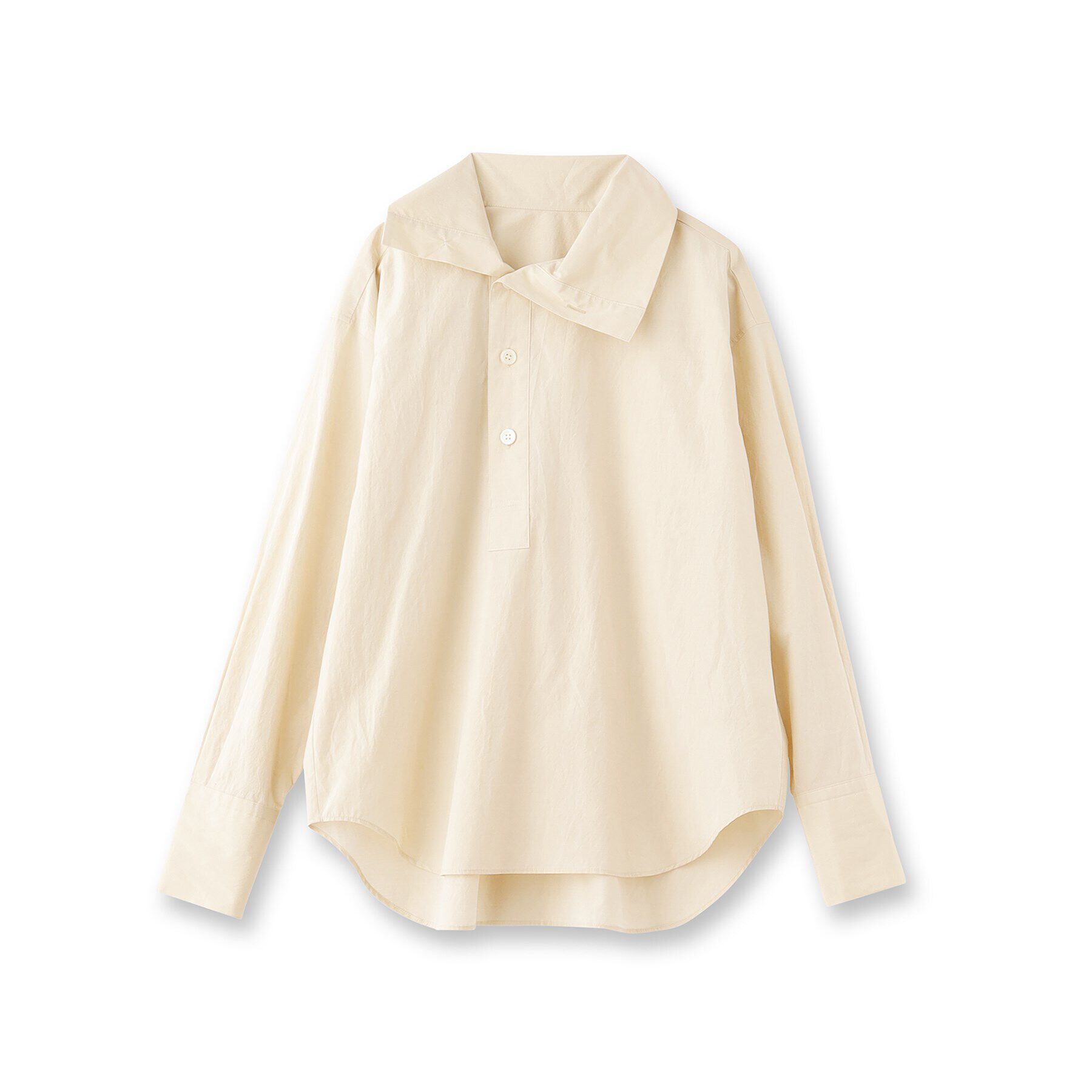 UNTITLED「【セットアップ可能/トレンド】ライトコットン プルオーバーシャツ」|シャツ・ブラウス|