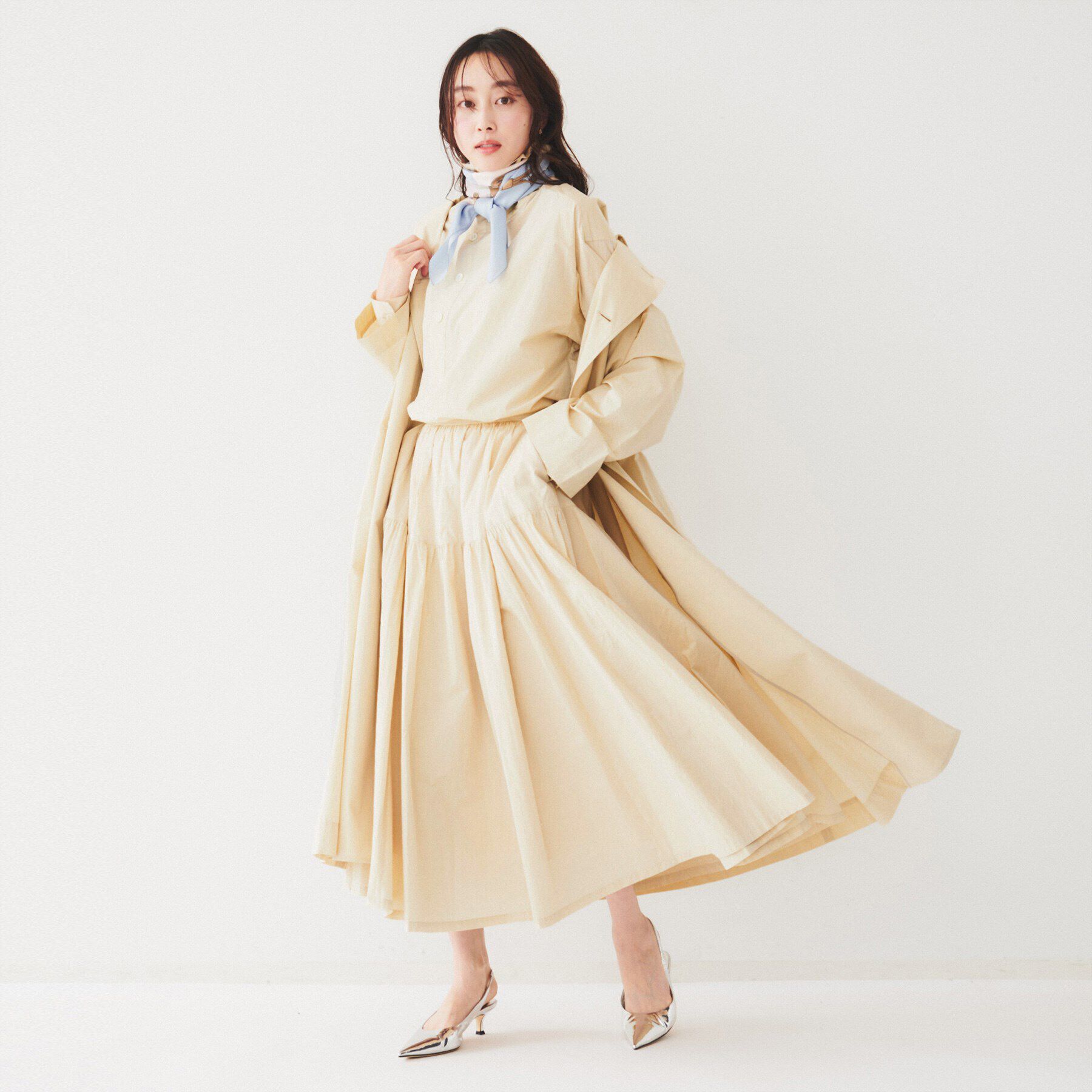 UNTITLED「【セットアップ可能/トレンド】ライトコットン プルオーバーシャツ」|シャツ・ブラウス|