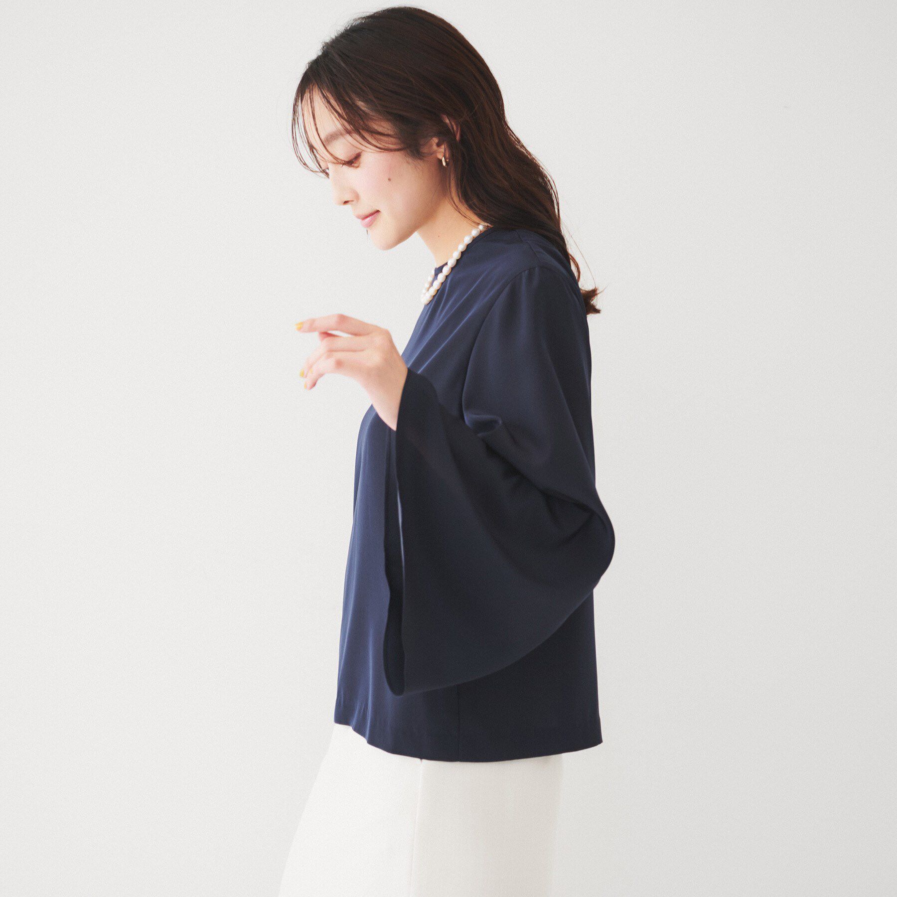 UNTITLED「フレアスリーブブラウス」|シャツ・ブラウス|