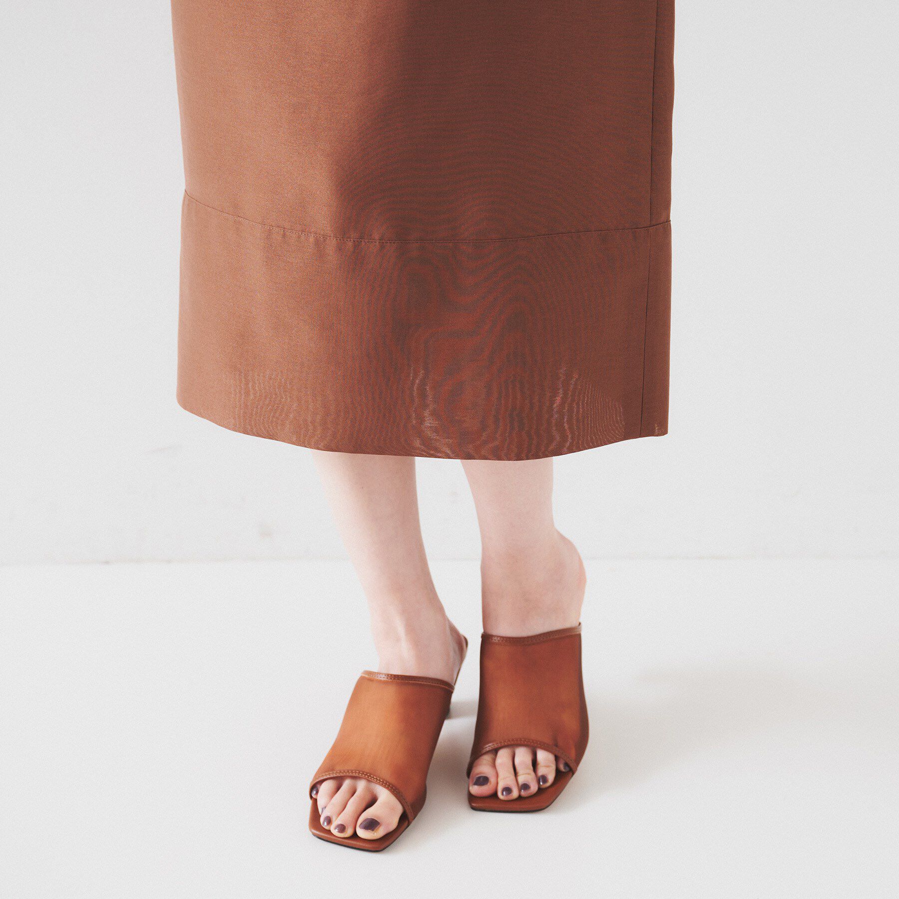 UNTITLED「【セットアップ可能】オーガンジー ペンシルスカート」|スカート|