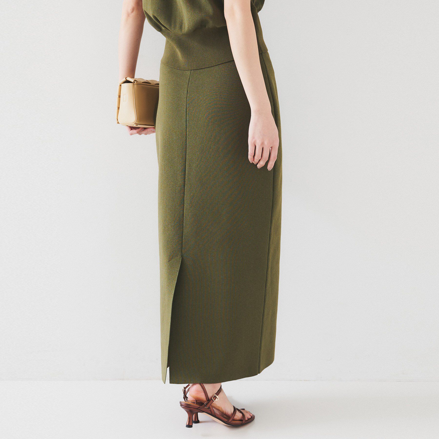 UNTITLED「【セットアップ可能】ペンシルニットスカート」|スカート|