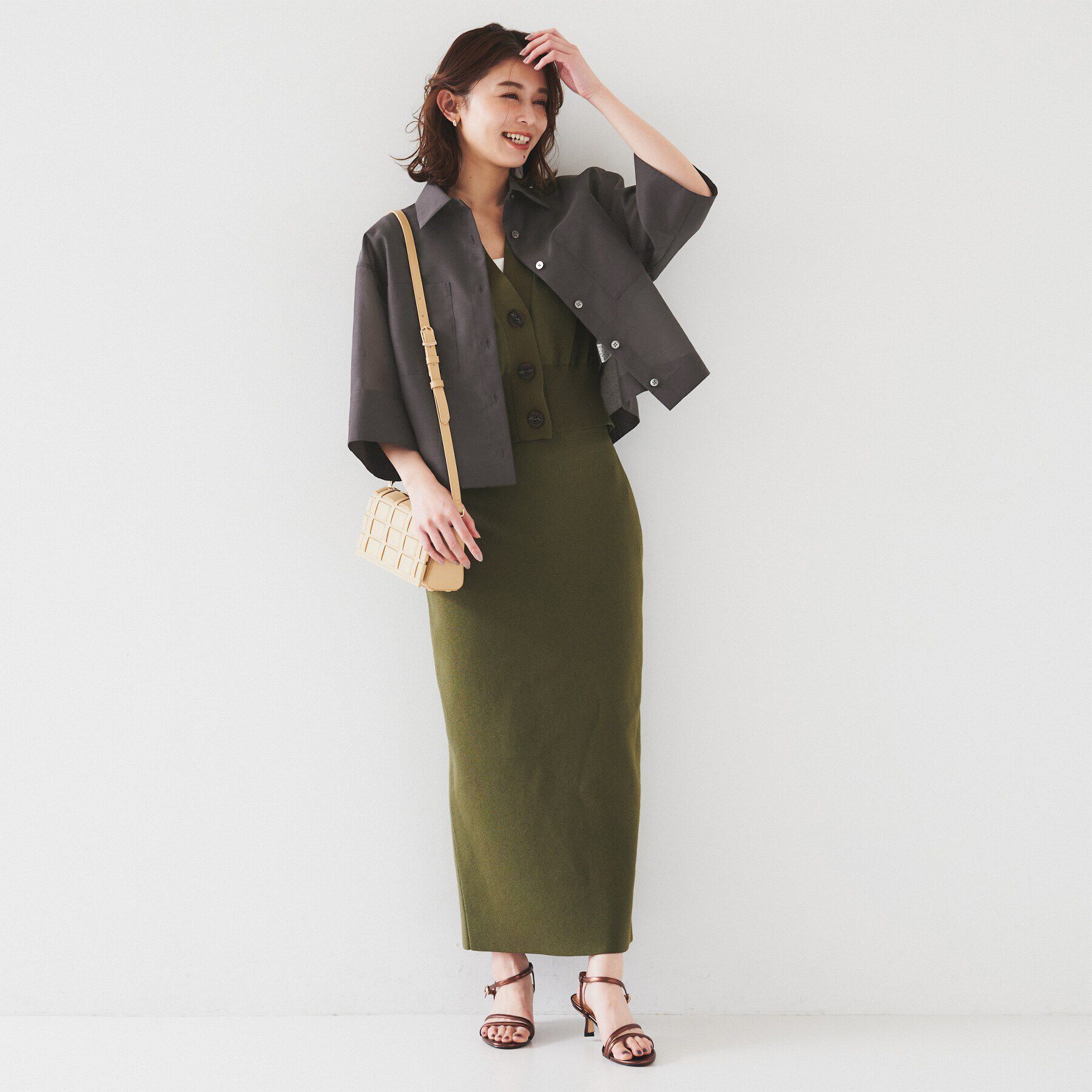 UNTITLED「【セットアップ可能】オーガンジーボクシーシャツ」|シャツ・ブラウス|