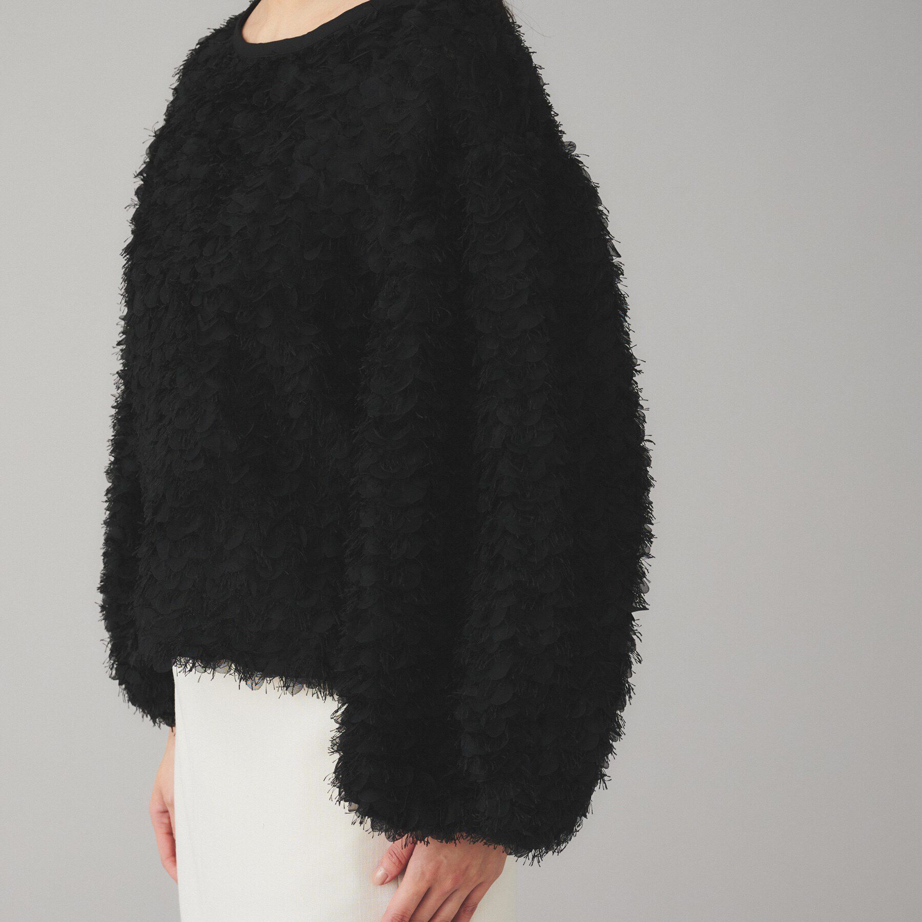 UNTITLED「【Mewl】ふわふわジャカードブラウス」|シャツ・ブラウス|