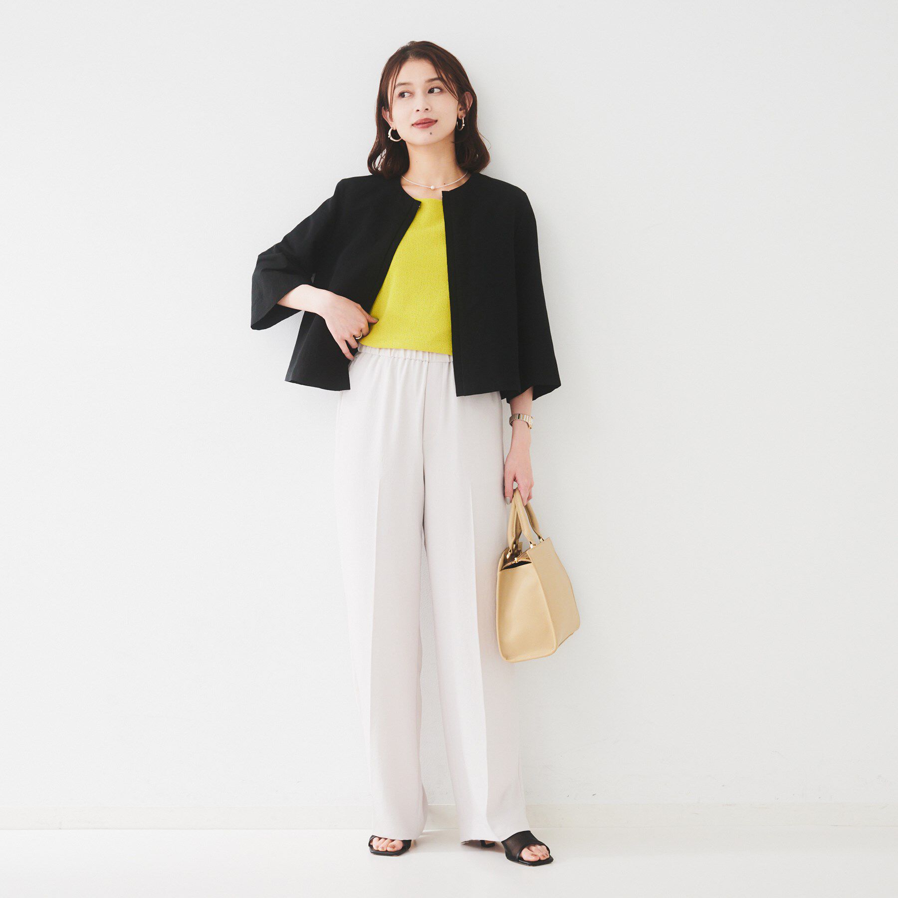 UNTITLED「【短丈/オンオフ/きれいめ】タイプライタージャケット」|ブルゾン・スタジャン|