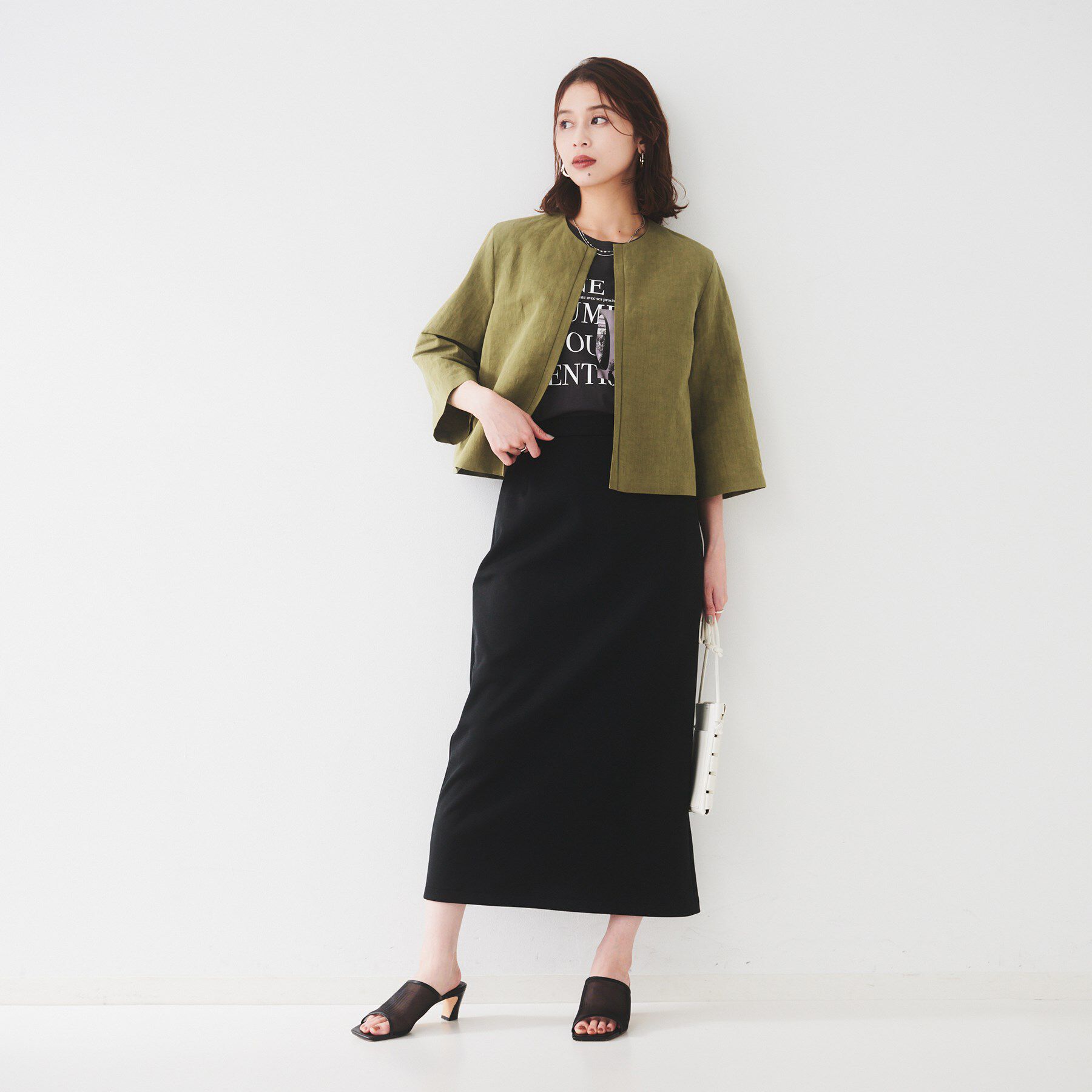 UNTITLED「【短丈/オンオフ/きれいめ】タイプライタージャケット」|ブルゾン・スタジャン|