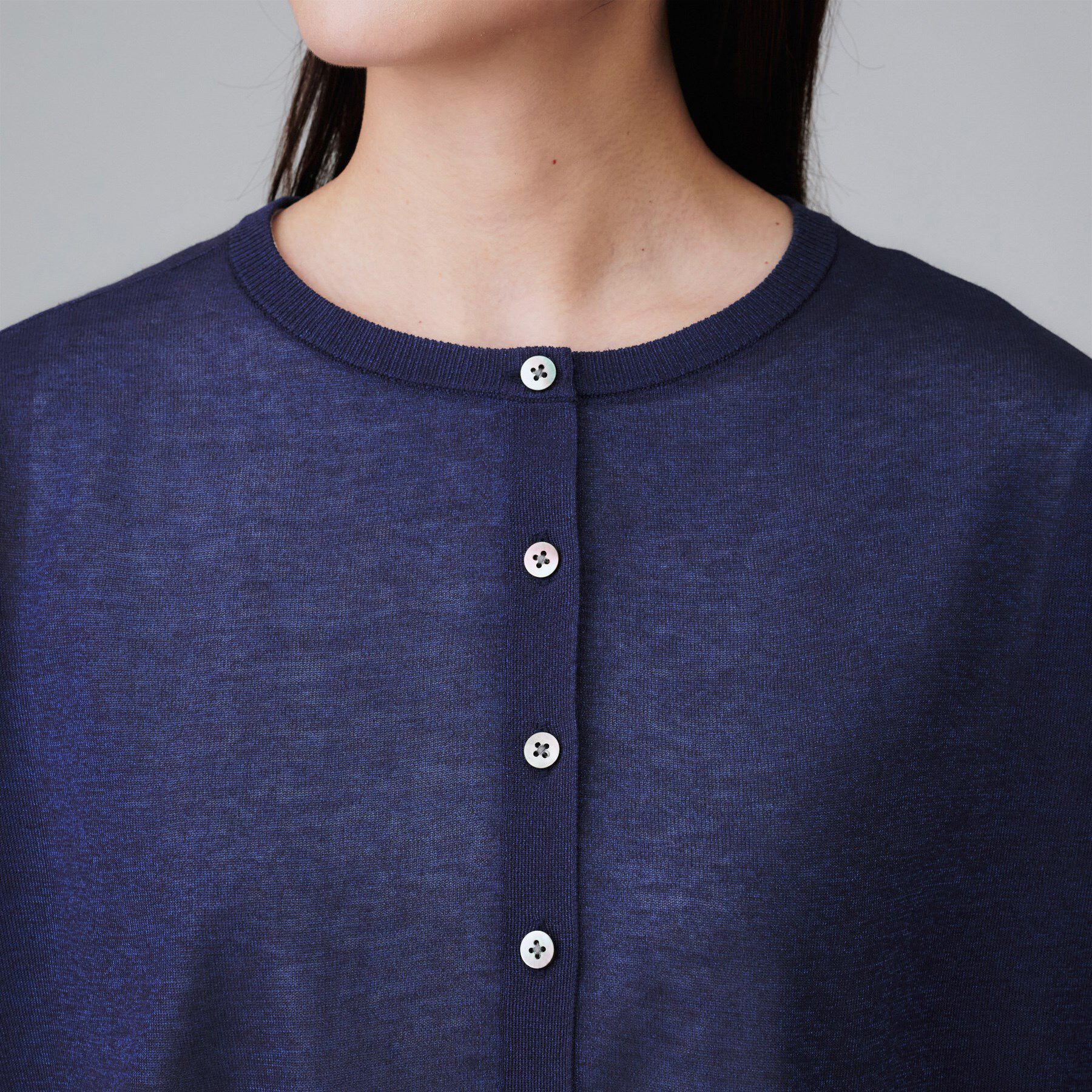 UNTITLED「【前後2WAY/アンサンブル可/ゆったり】シアーカーディガン」|カーディガン|