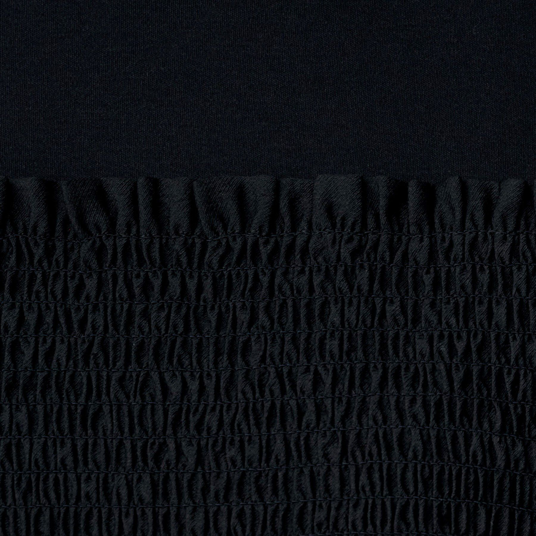 UNTITLED「【コットン100/洗える/Tシャツ】シャーリングドッキングペプラム」|Tシャツ・カットソー|