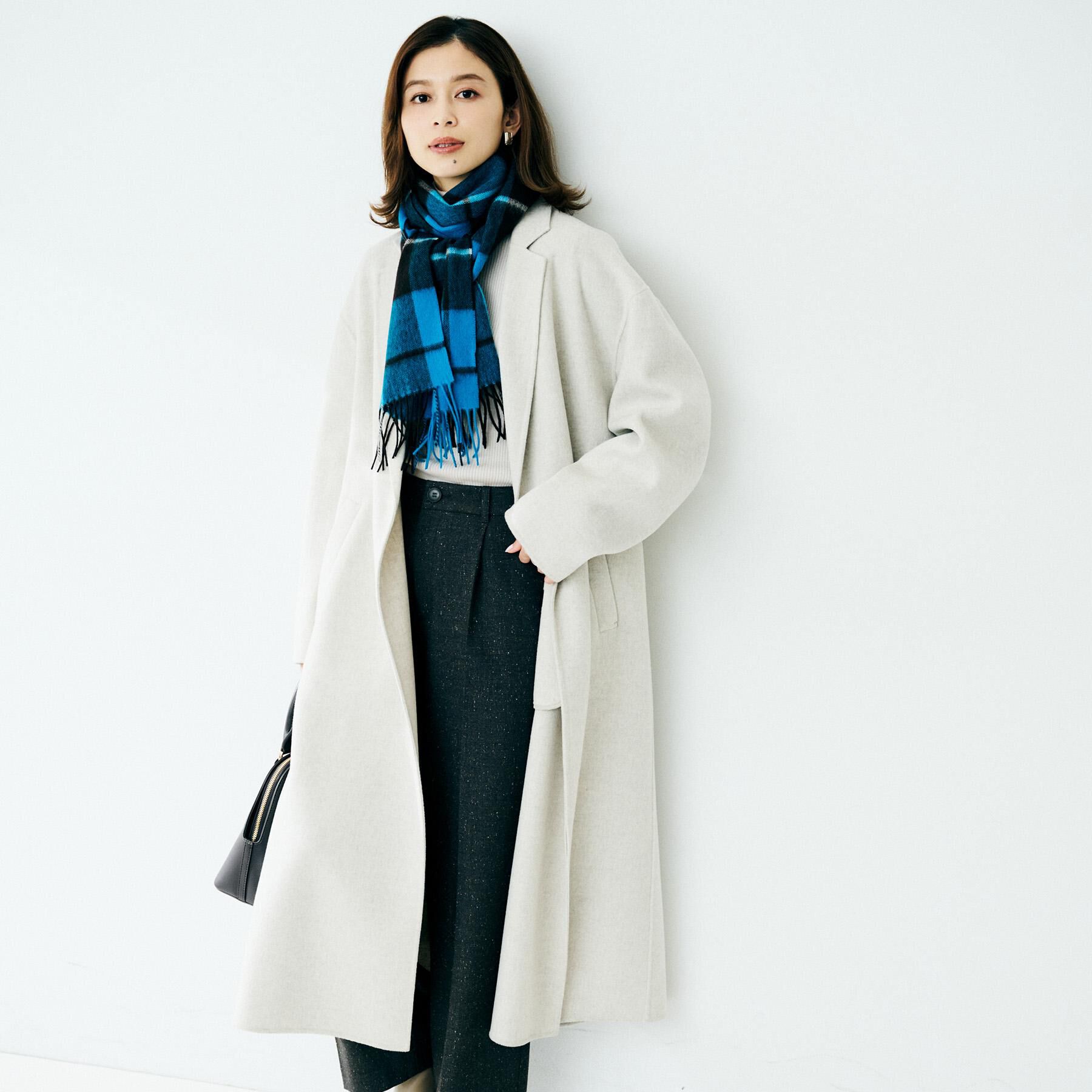 UNTITLED「【ロング丈/軽やか】テーラード　リバーコート」|チェスターコート|グレージュ(050)