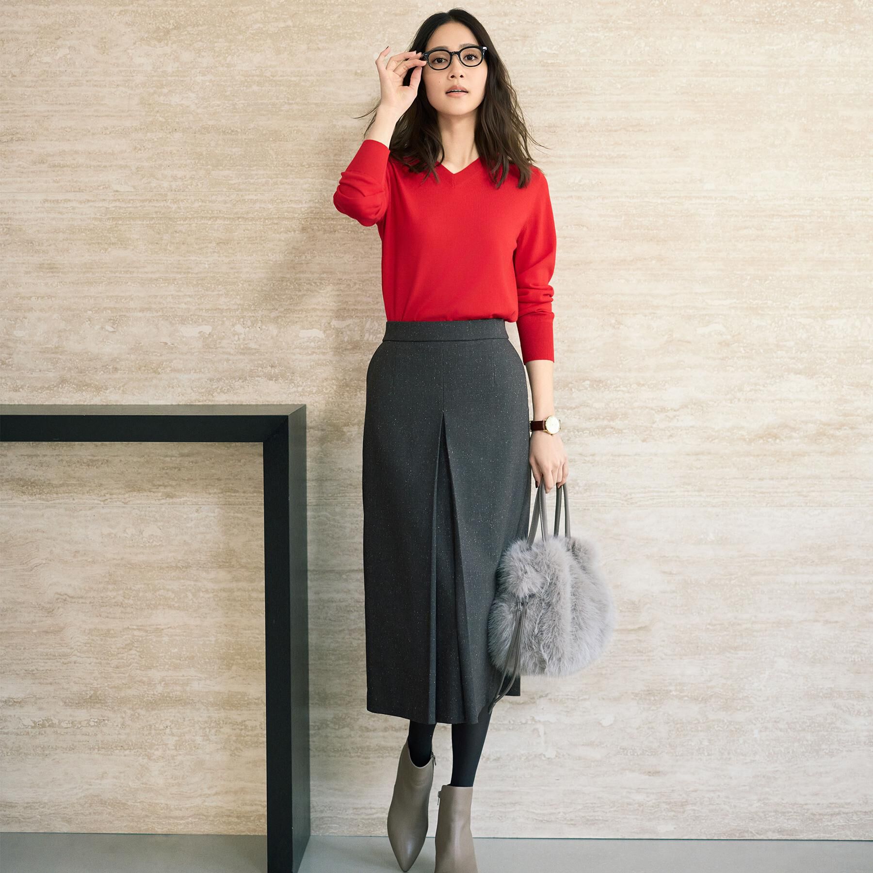 UNTITLED「【定番人気！】2Wayドロストフェイクファートート」|トートバッグ|