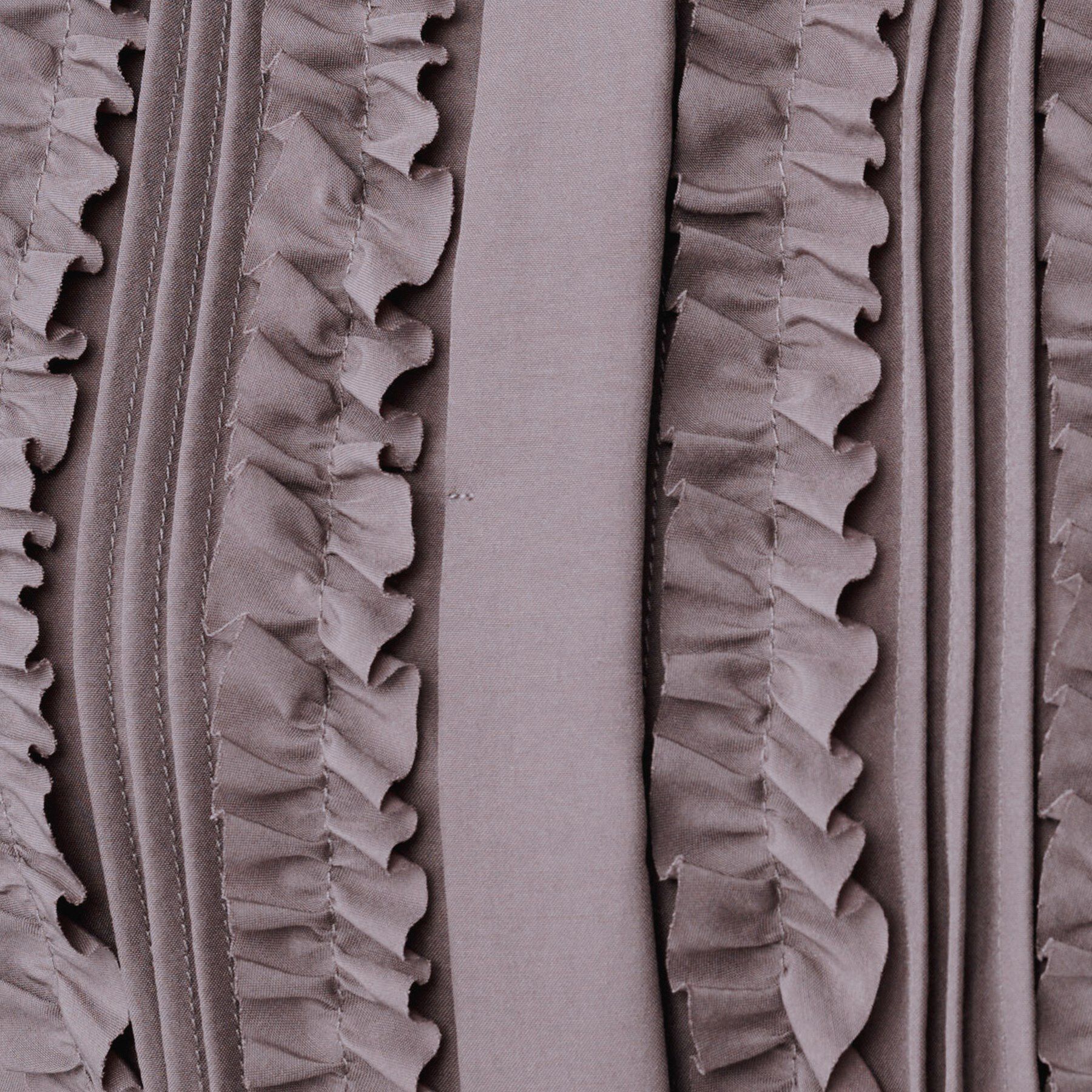 UNTITLED「【1枚で着映え/オンオフ着回し】フリルサテンブラウス」|シャツ・ブラウス|