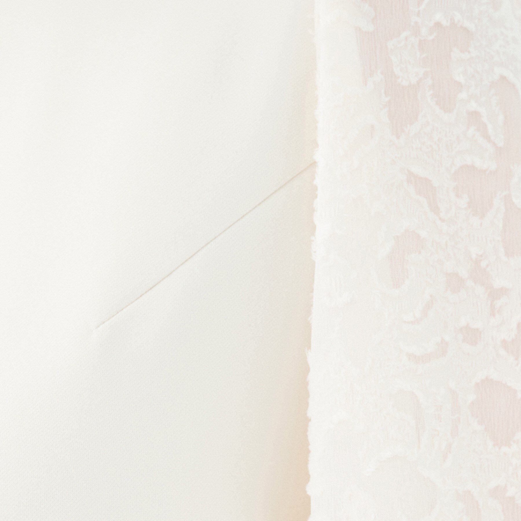 UNTITLED「【お呼ばれドレス/洗える】カットジャカードスリーブ ワンピース」|ワンピース|