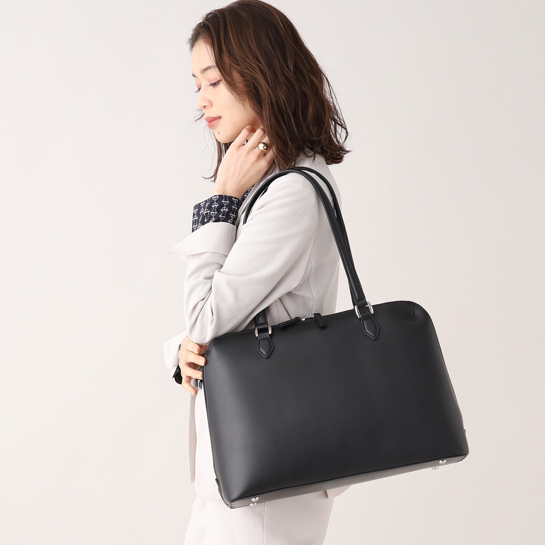 UNTITLED「【PC・A4サイズ書類対応】ベーシックトート」|トートバッグ|