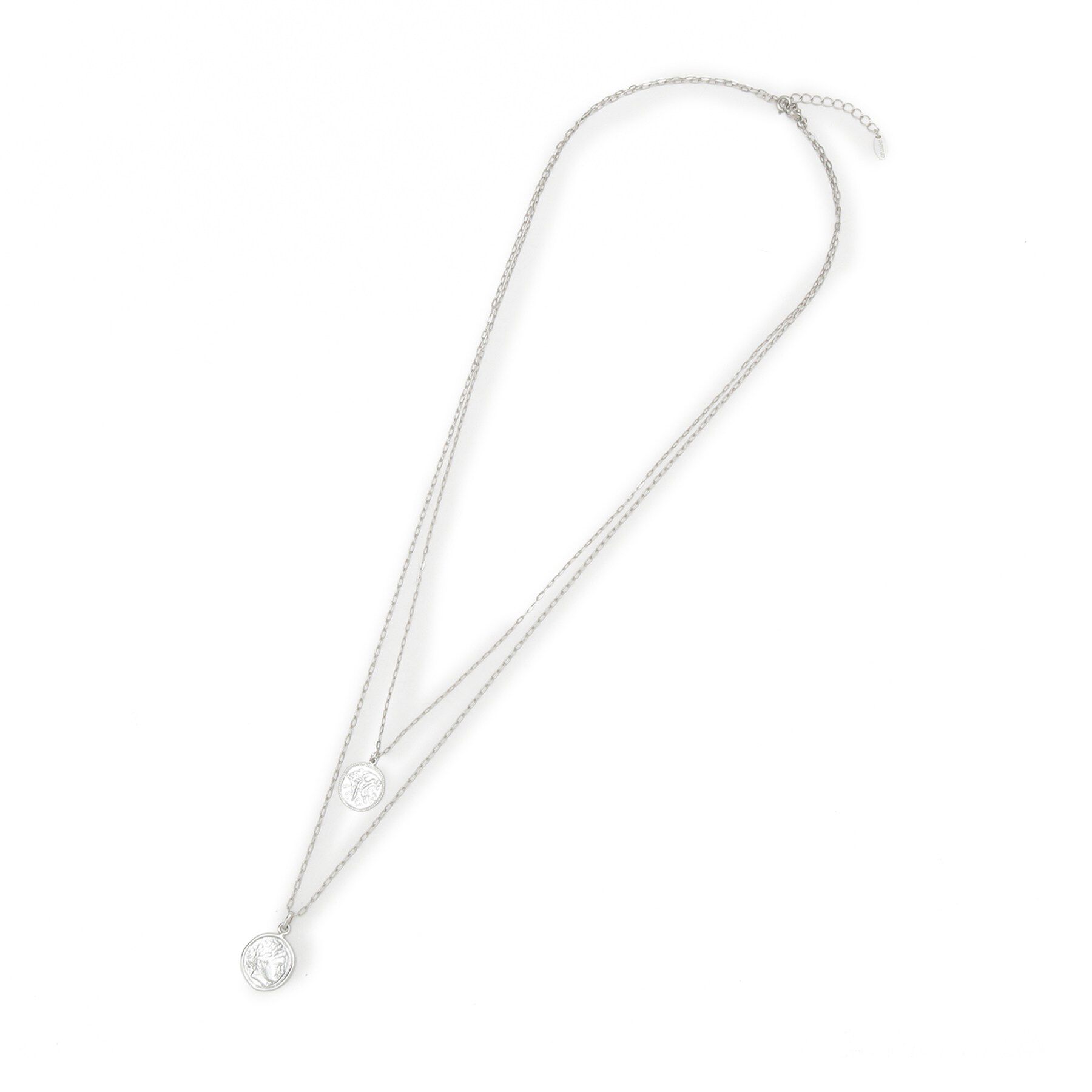 UNTITLED「【ステンレス】レイヤードコインネックレス」|ネックレス|