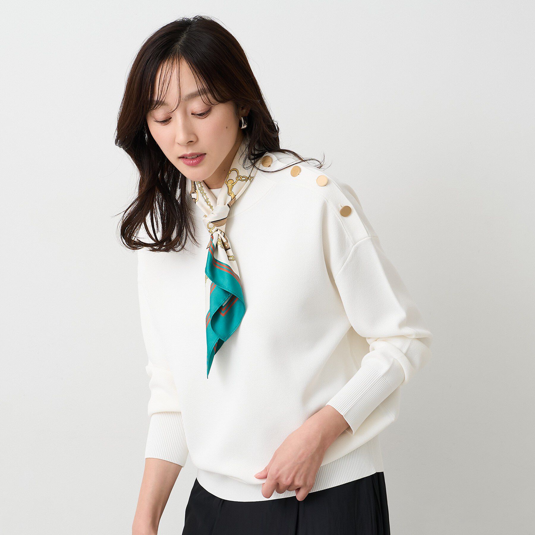 UNTITLED「【春先におすすめ/洗える】ミラノリブニット」|ニット・セーター|