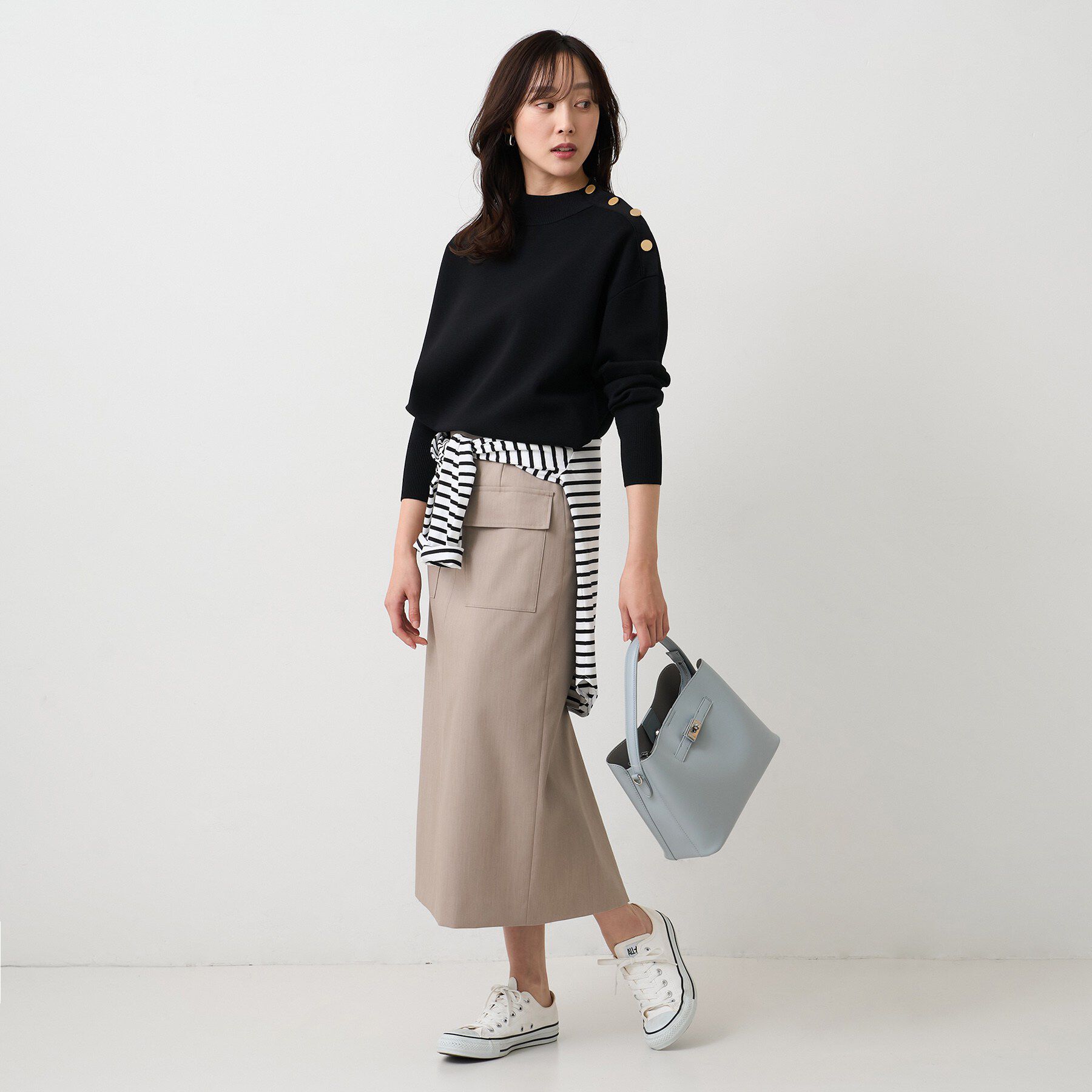 UNTITLED「【春先におすすめ/洗える】ミラノリブニット」|ニット・セーター|