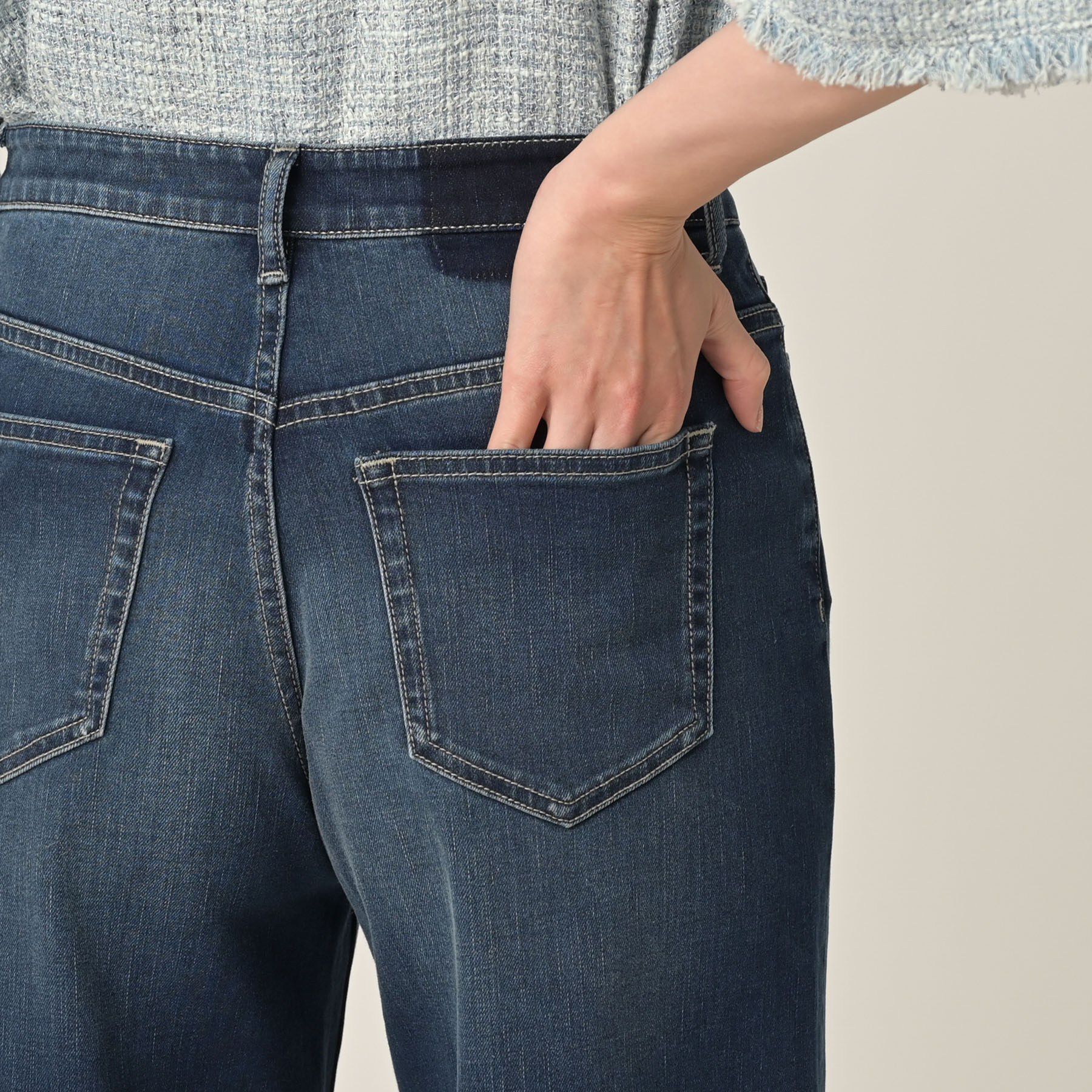 UNTITLED「【新作デニム/快適に美シルエット見せ】MAKE&times;DENIM WIDE」|デニム|