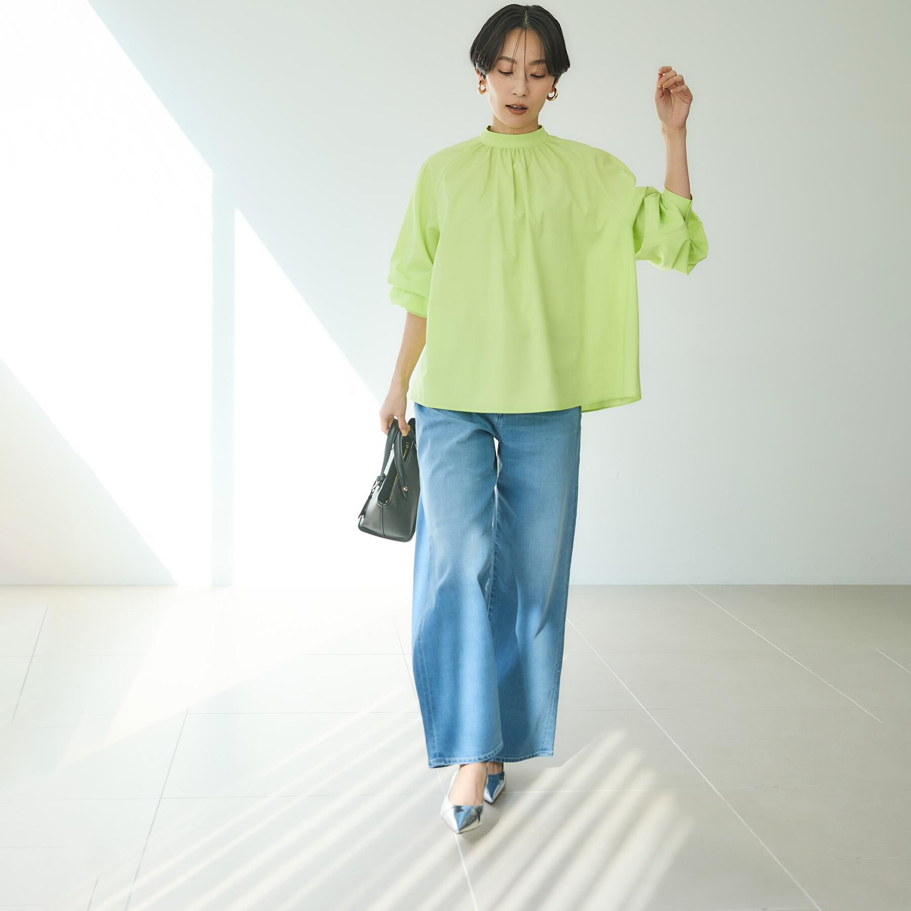 UNTITLED「【新作デニム/快適に美シルエット見せ】MAKE&times;DENIM WIDE」|デニム|