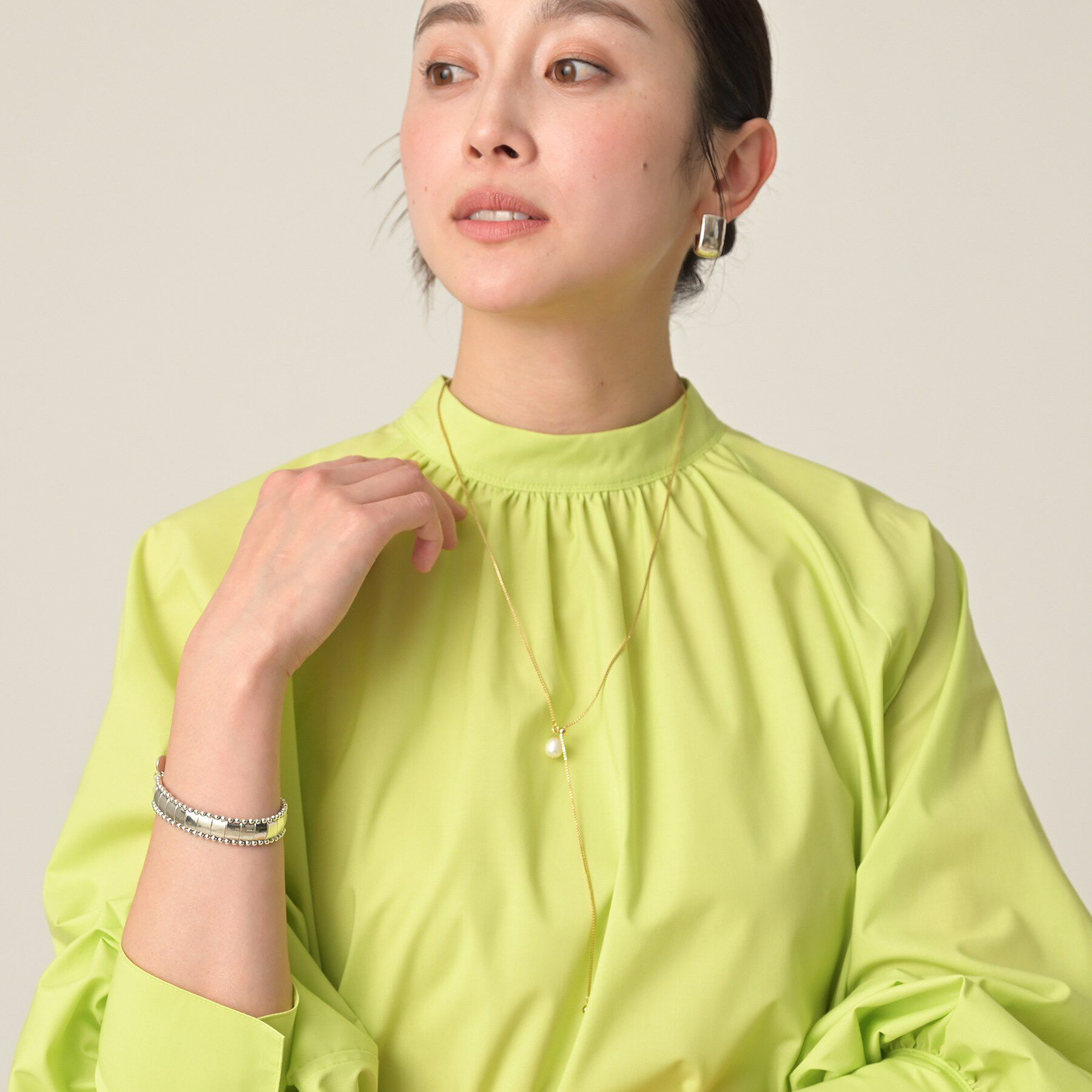 UNTITLED「Yラインネックレス」|ネックレス|