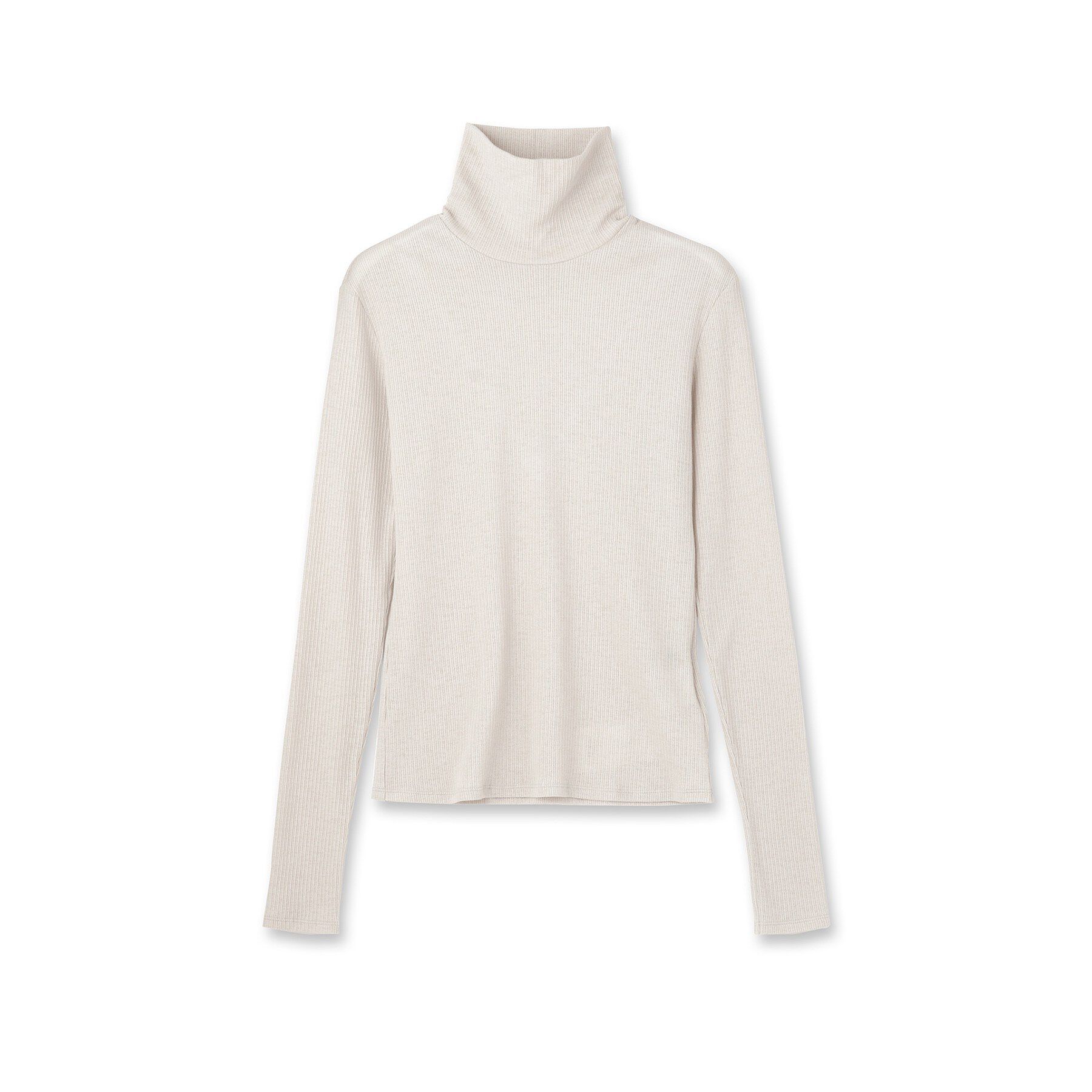 UNTITLED「【洗える/レイヤードインナー】ナチュラルテレコハイネックプルオーバー」|Tシャツ・カットソー|