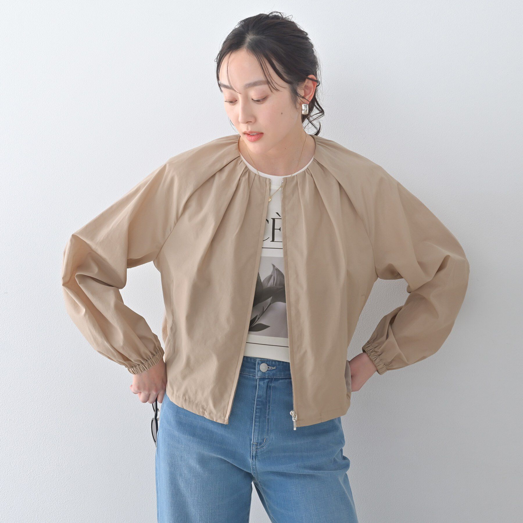 UNTITLED「シャイニータイプライターブルゾン」|ブルゾン・スタジャン|