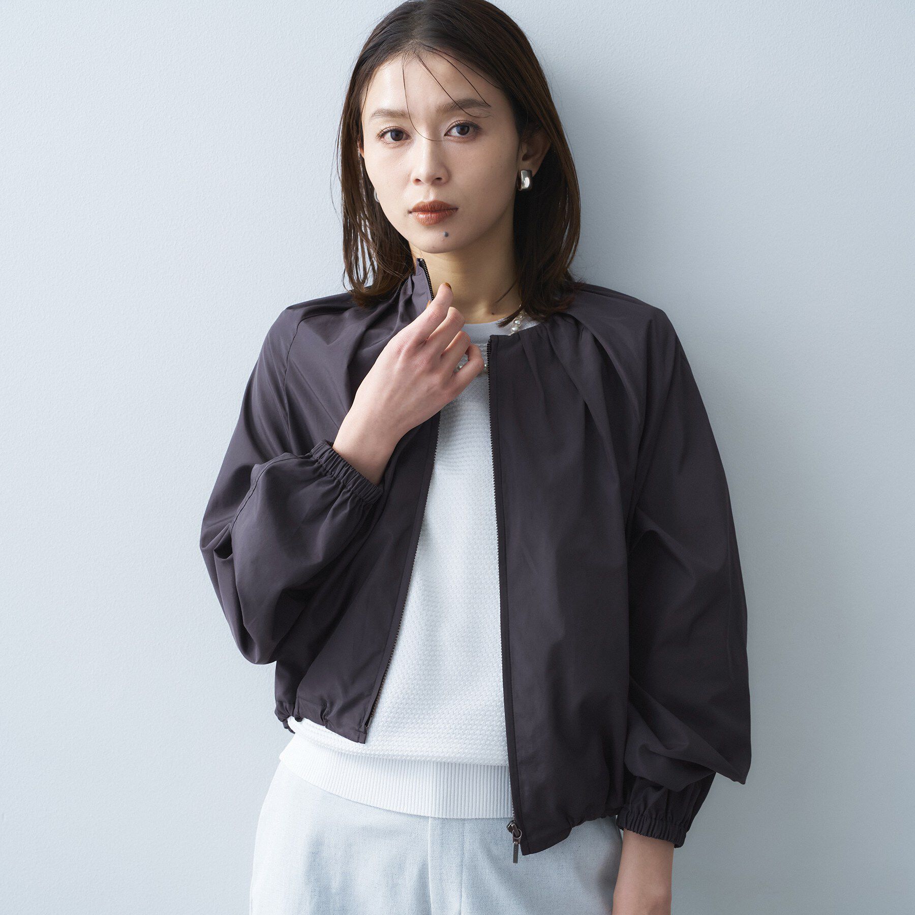 UNTITLED「シャイニータイプライターブルゾン」|ブルゾン・スタジャン|