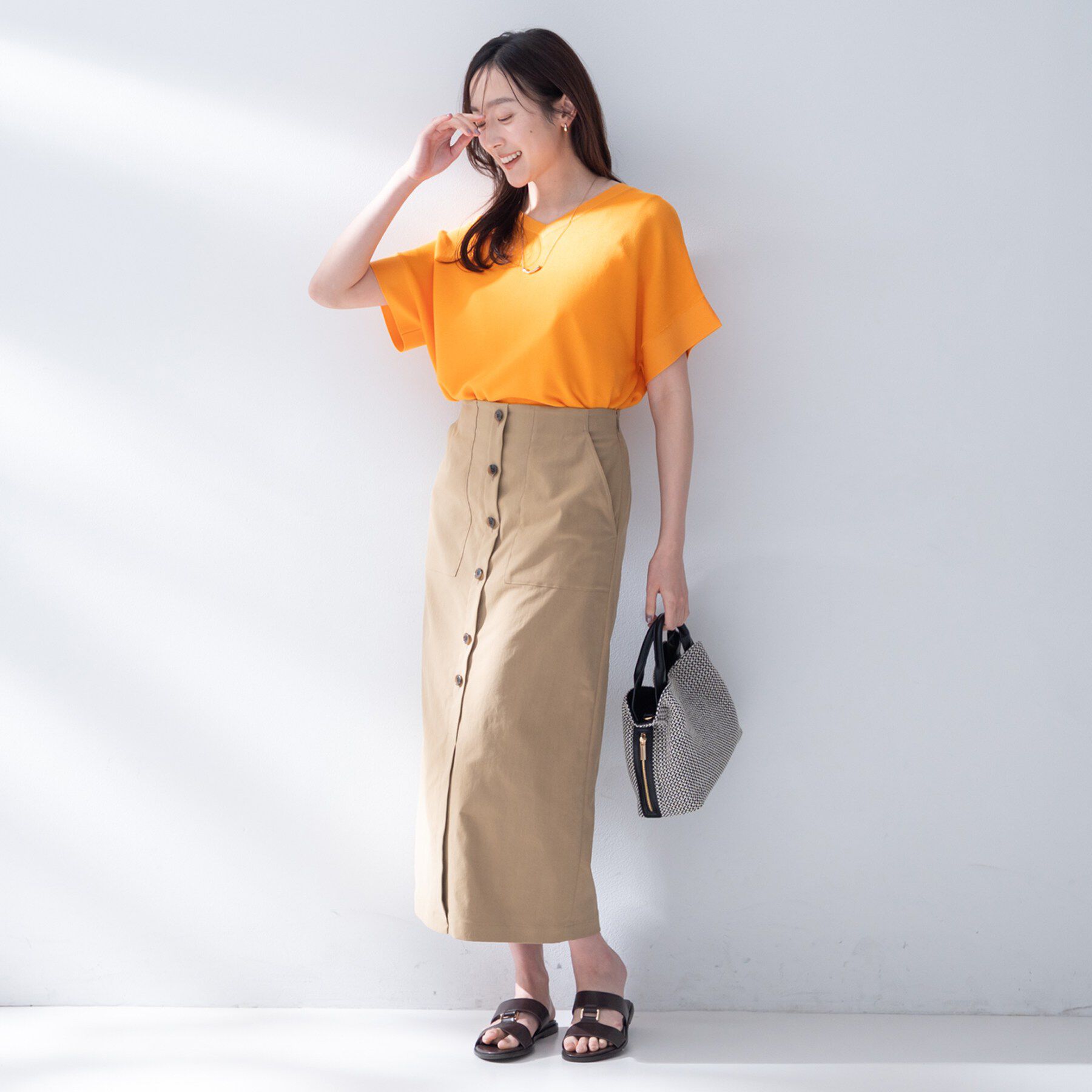 UNTITLED「前後2WAYフレンチスリーブニット」|ニット・セーター|