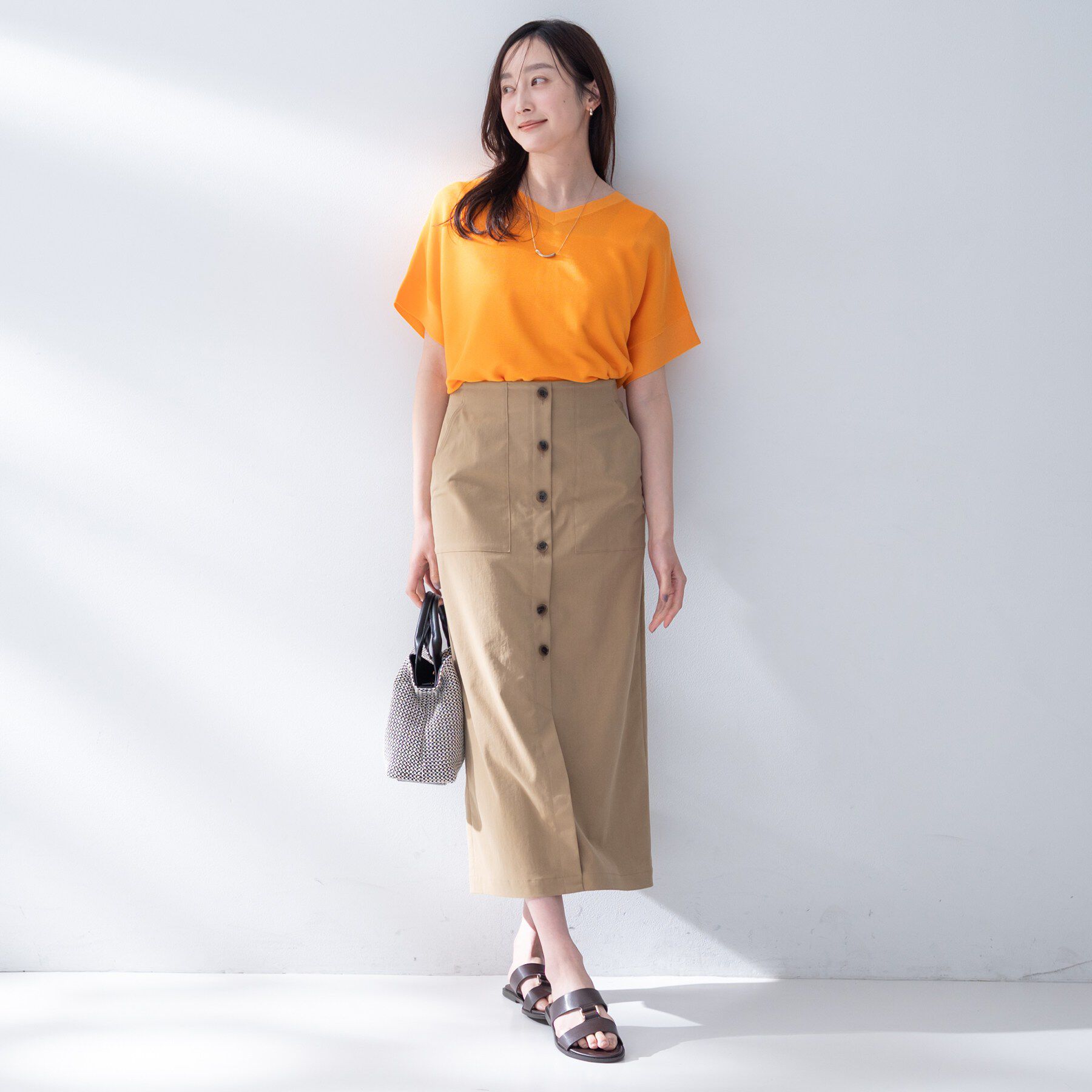 UNTITLED「前後2WAYフレンチスリーブニット」|ニット・セーター|