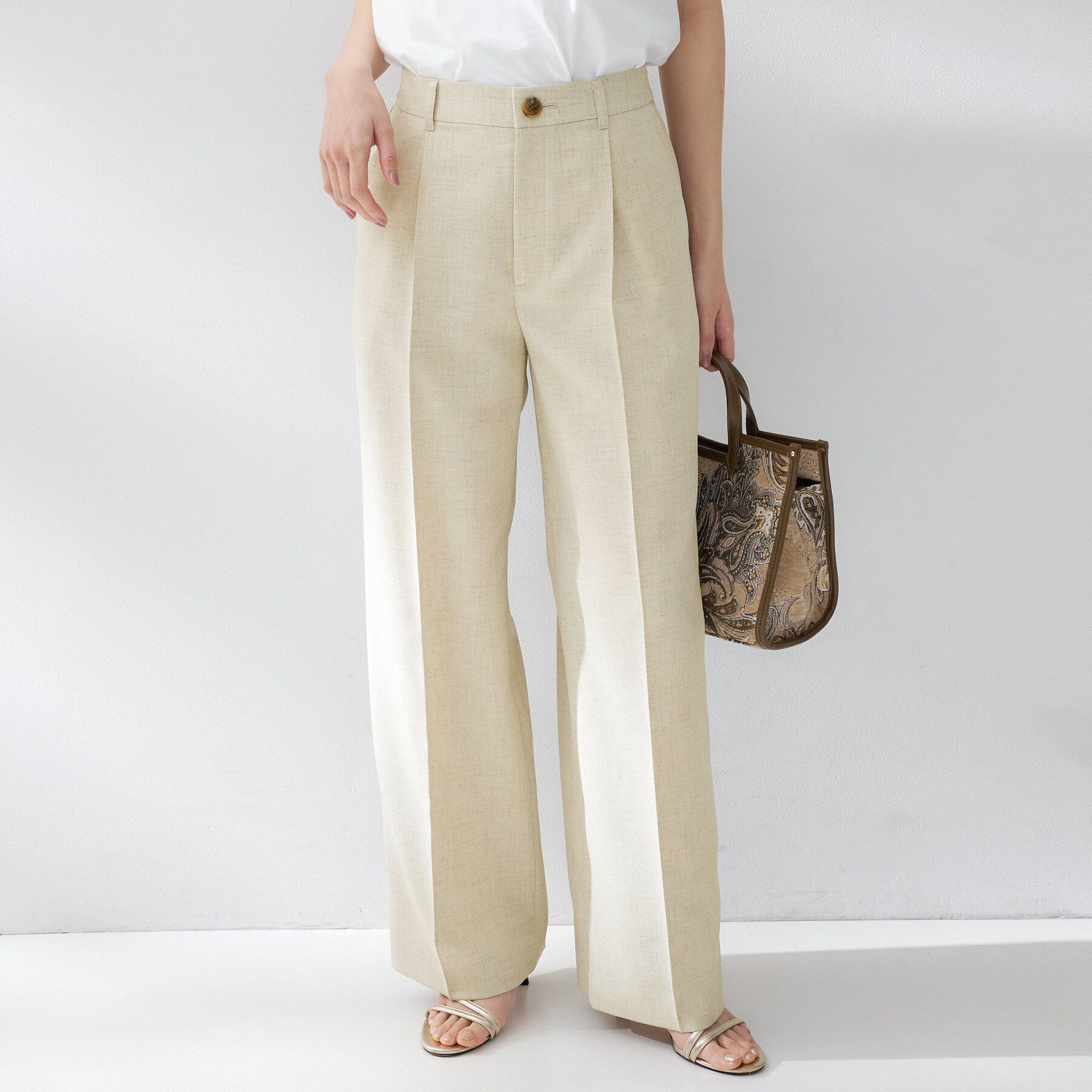 UNTITLED「スラブワイドパンツ」|その他|