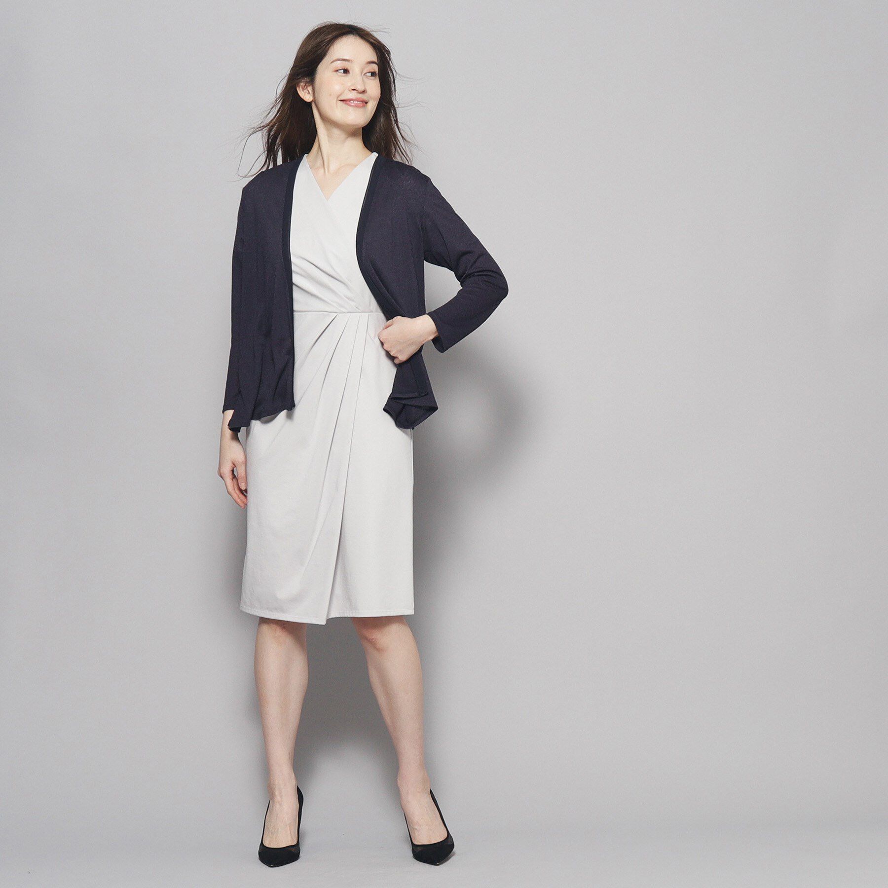 COUP DE CHANCE「【洗える】着流しカーディガン」|カーディガン|