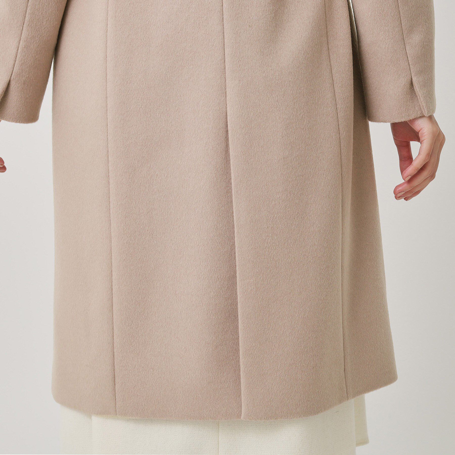 COUP DE CHANCE「【カシミヤ混／日本製】Iラインスタンドウィングカラーコート」|その他|