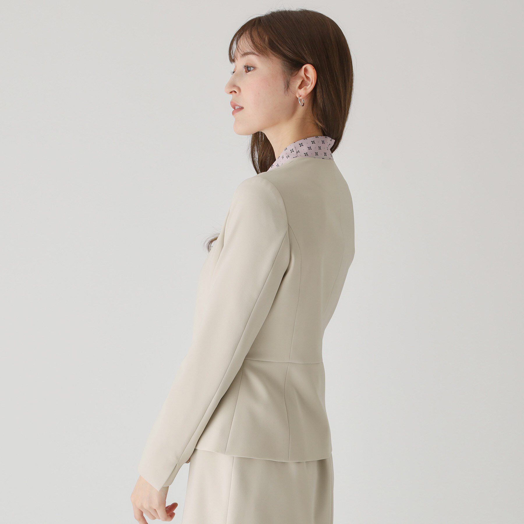 COUP DE CHANCE「【洗える／日本製】ノーカラージャケット」|ノーカラージャケット|