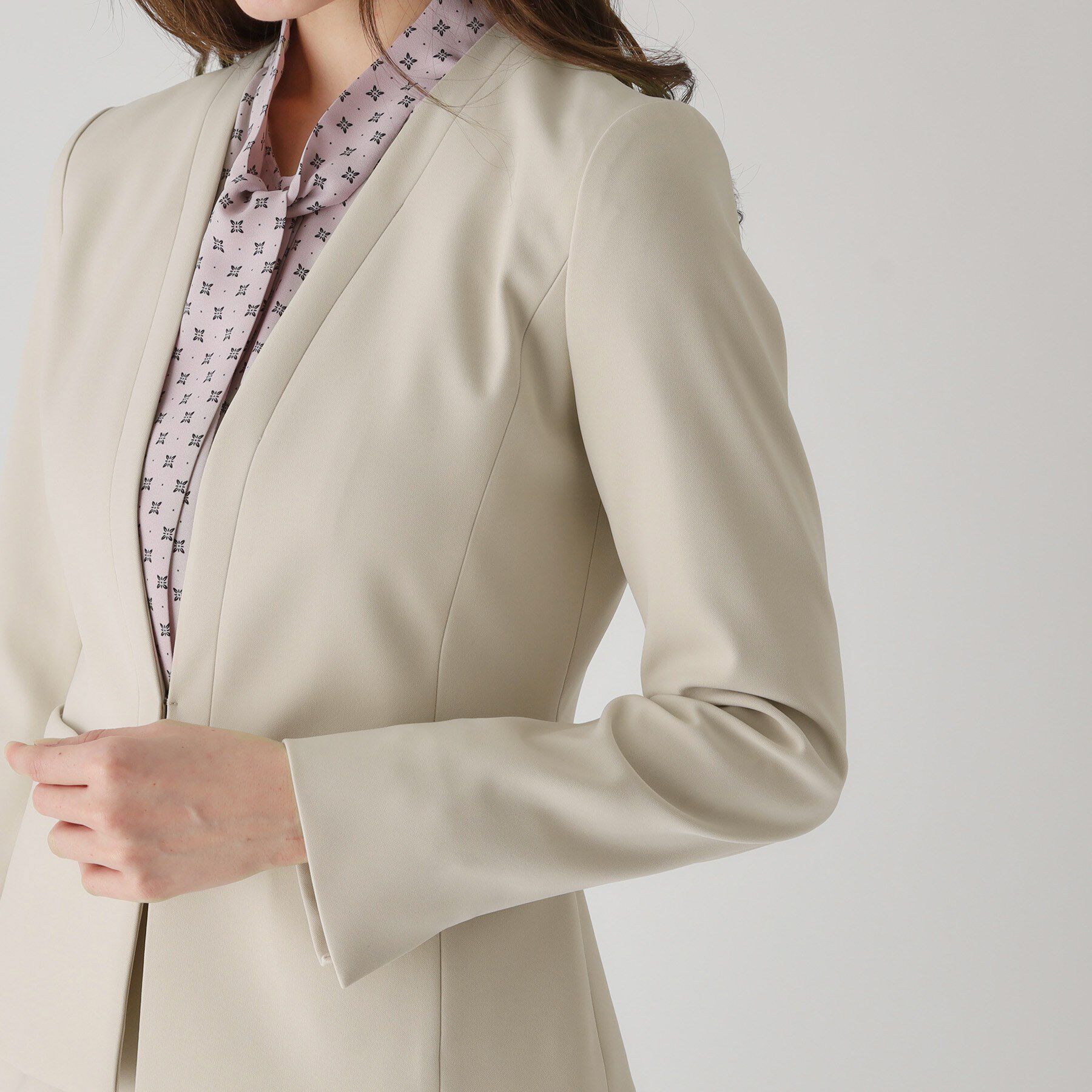 COUP DE CHANCE「【洗える／日本製】ノーカラージャケット」|ノーカラージャケット|